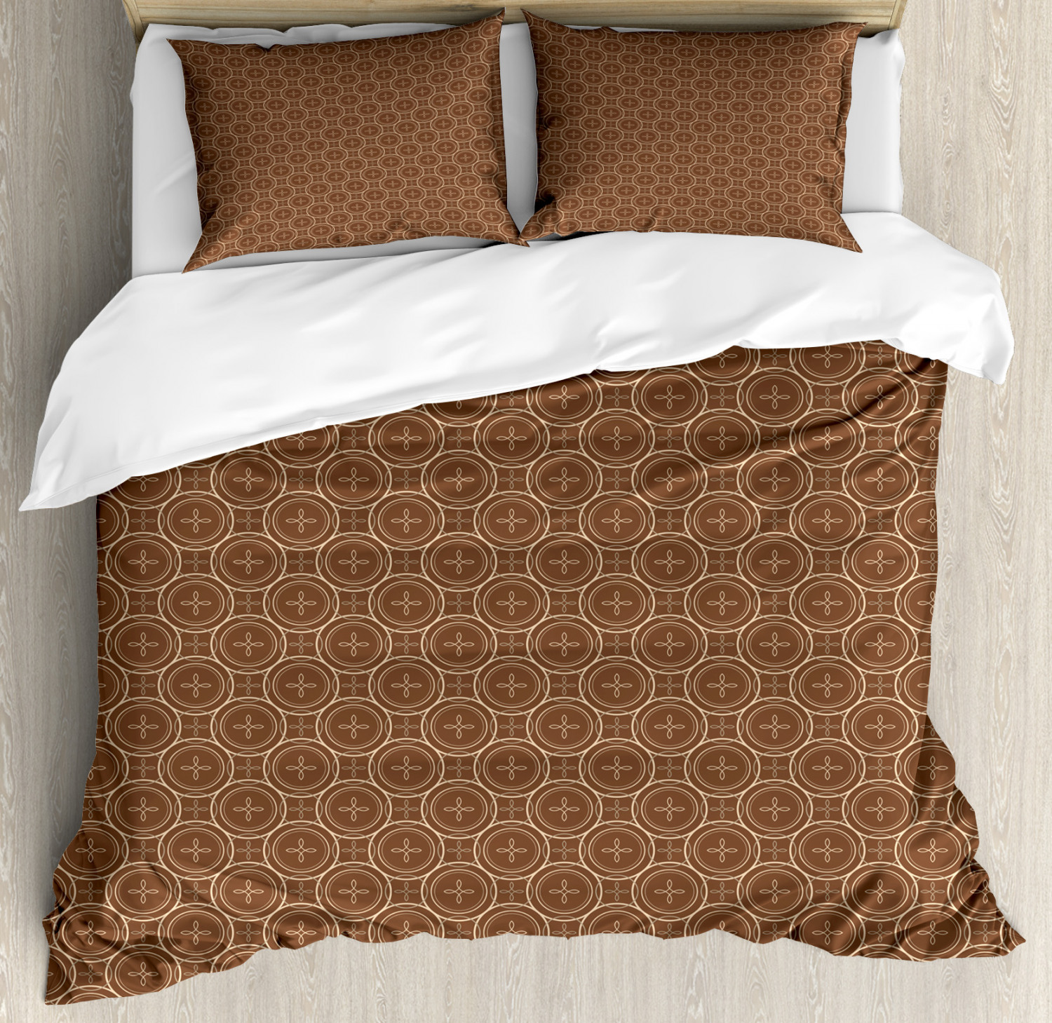 Earth Tones Duvet Cover Set Twin Queen King Sizes with Pillow Shams