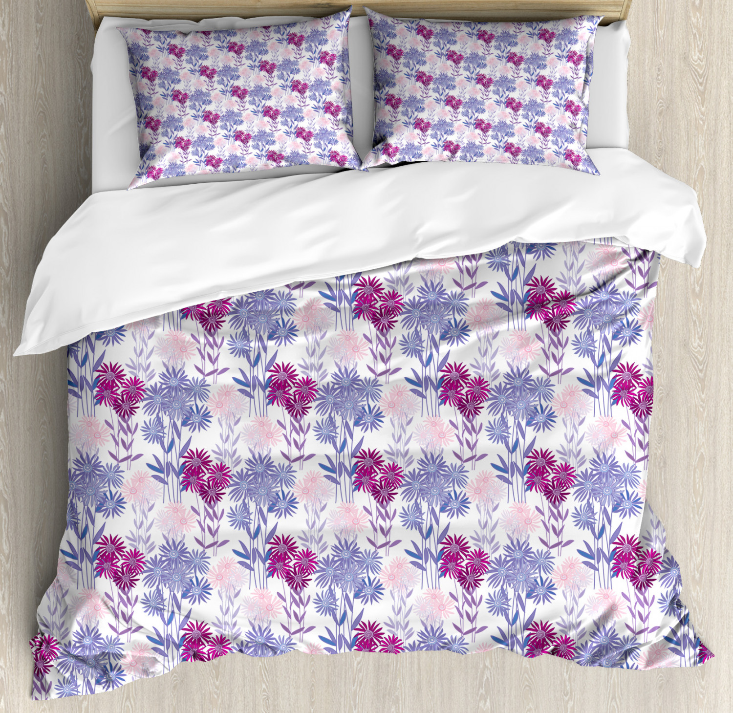 Aster Duvet Cover Set Twin Queen King Sizes with Pillow Shams - Picture 10 of 93