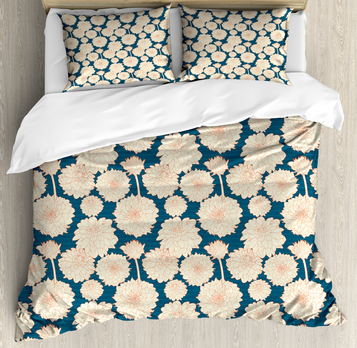 Aster Duvet Cover Set Twin Queen King Sizes with Pillow Shams - Picture 43 of 93