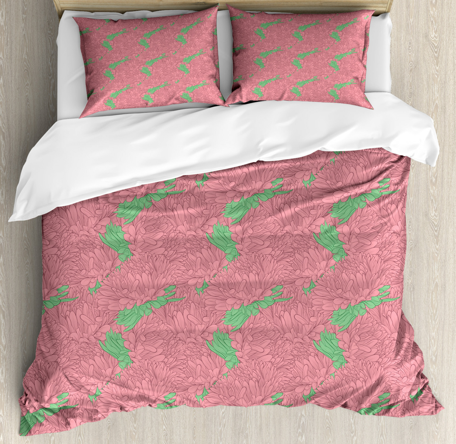 Aster Duvet Cover Set Twin Queen King Sizes with Pillow Shams - Picture 52 of 93