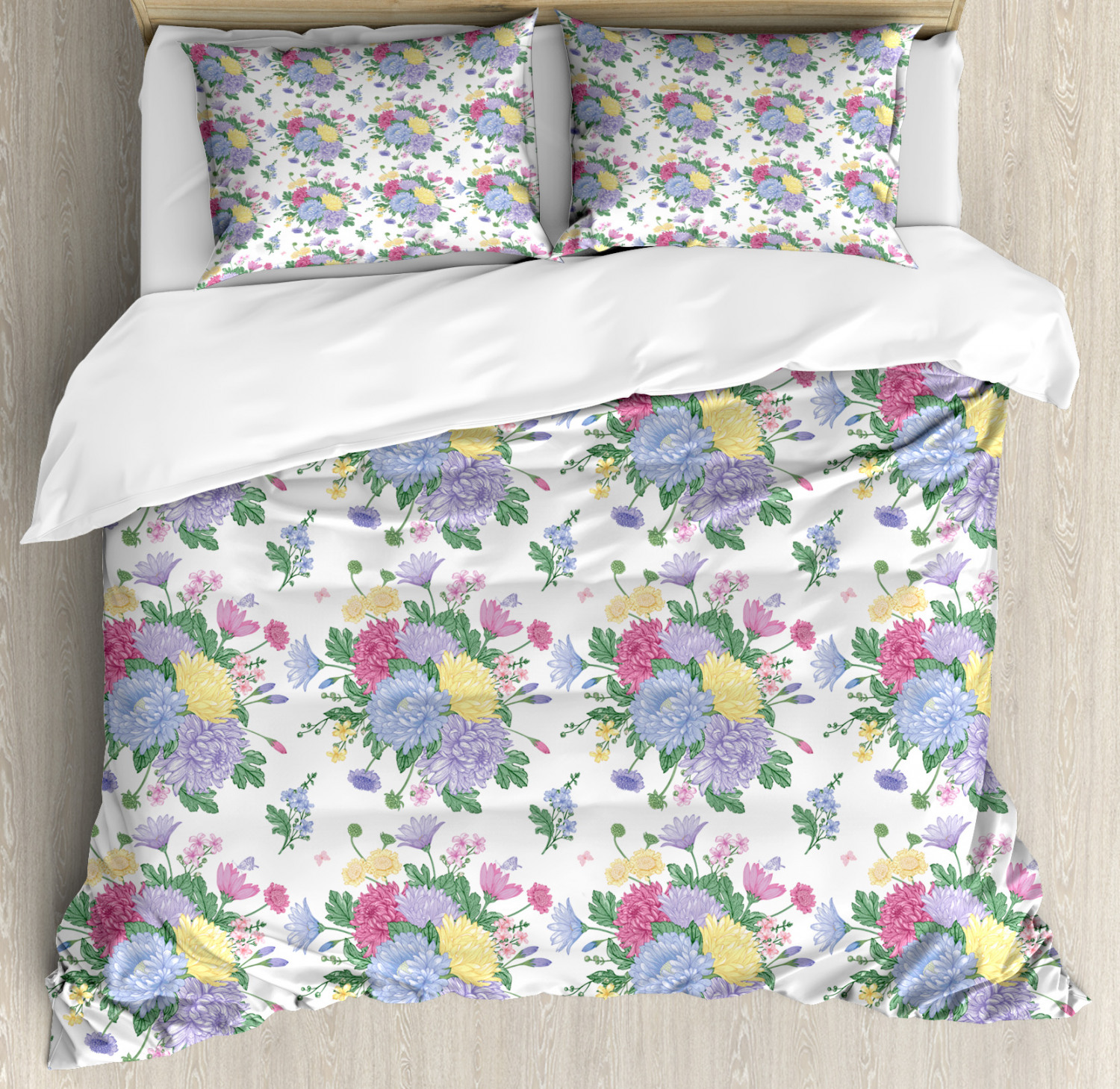 Aster Duvet Cover Set Twin Queen King Sizes with Pillow Shams - Picture 58 of 93