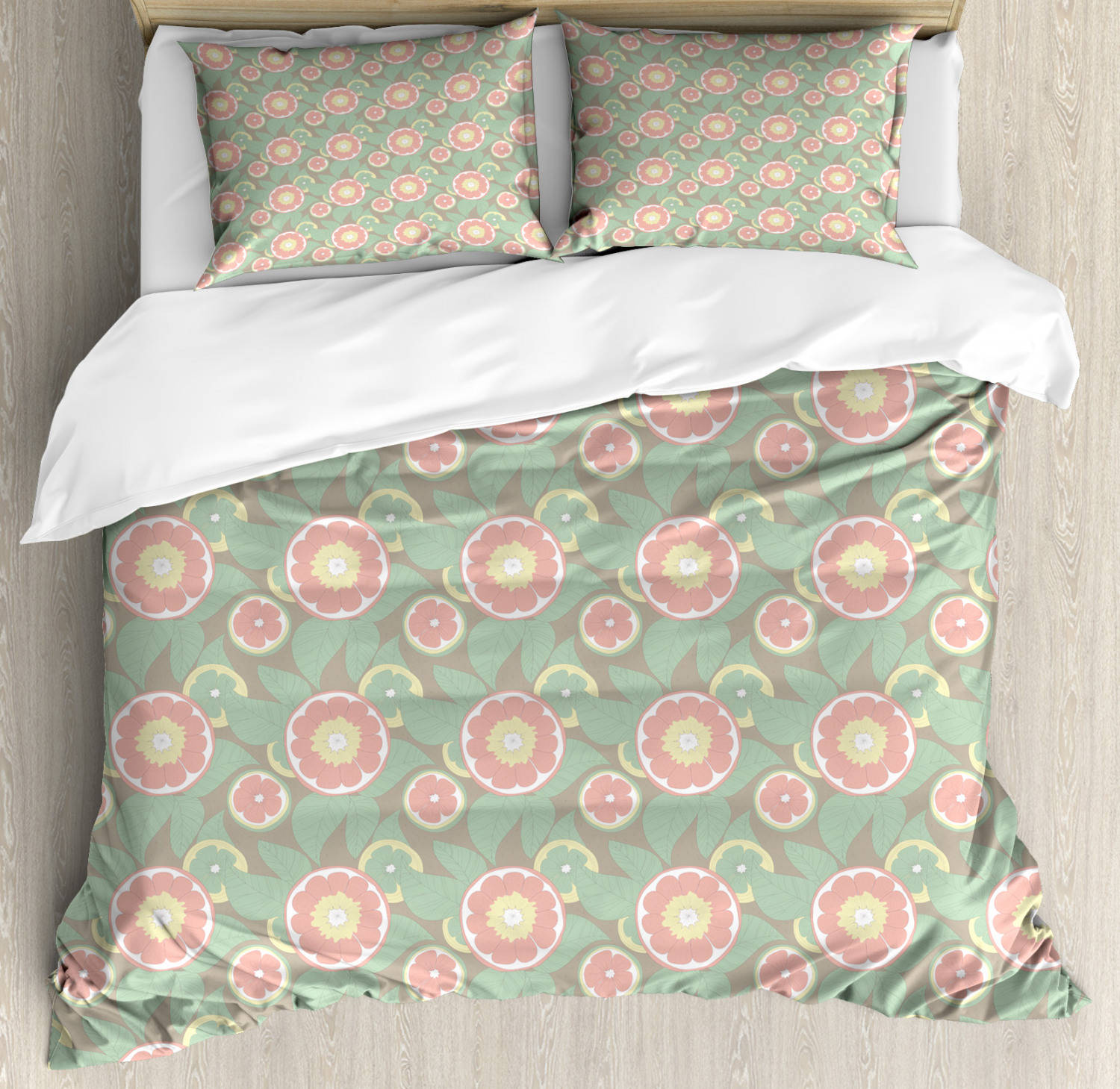 Classic Nature Duvet Cover Set Twin Queen King Sizes With Pillow