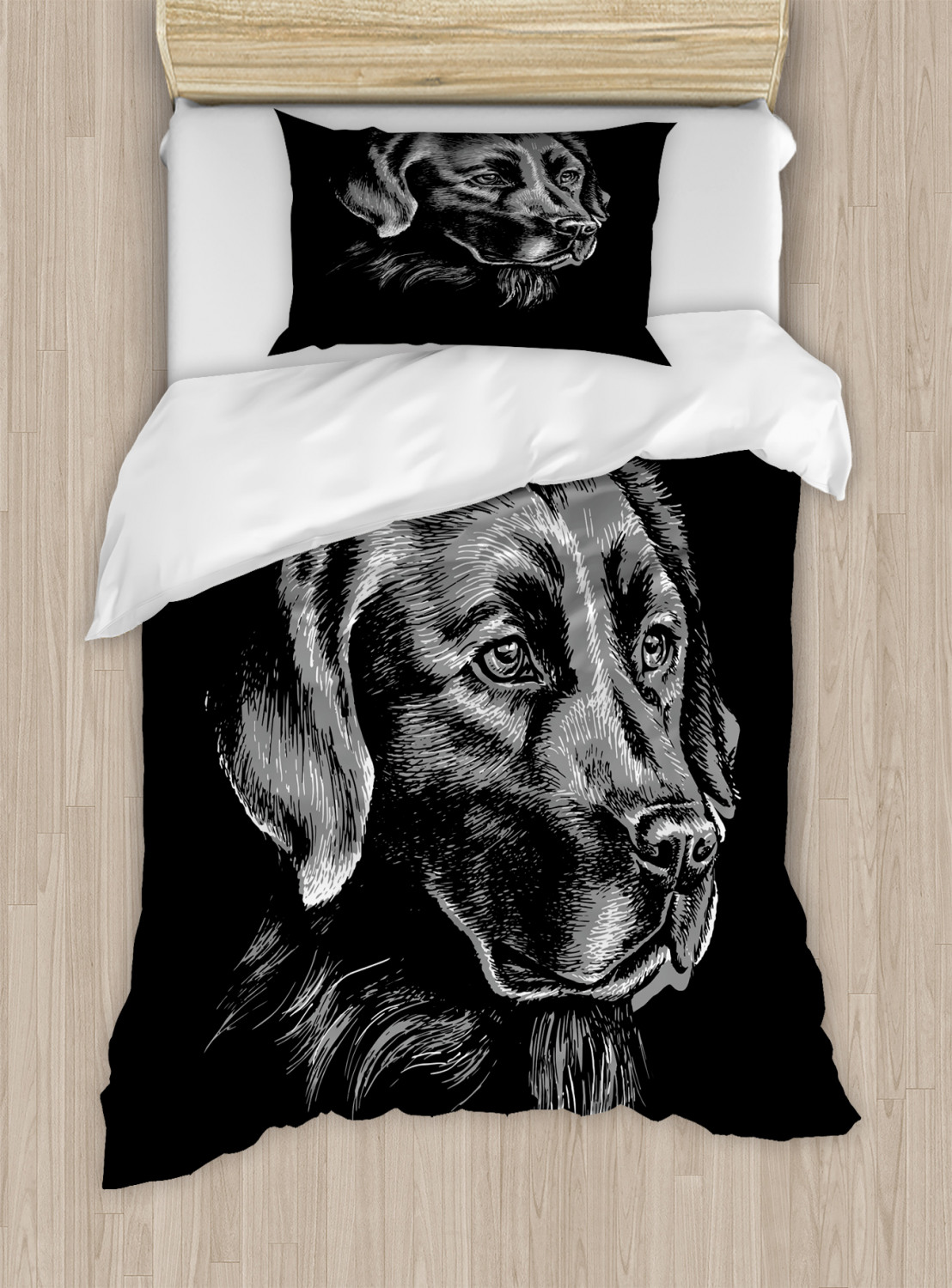 Details About Labrador Duvet Cover Set Twin Queen King Sizes With Pillow Shams