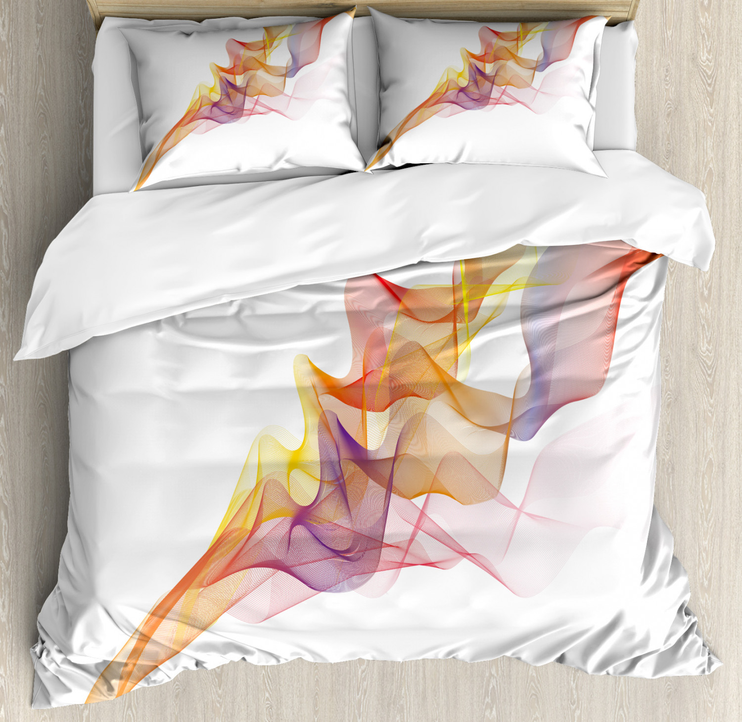 Rauch Bettwäsche Set Bunte Abstrakte Linien Waves