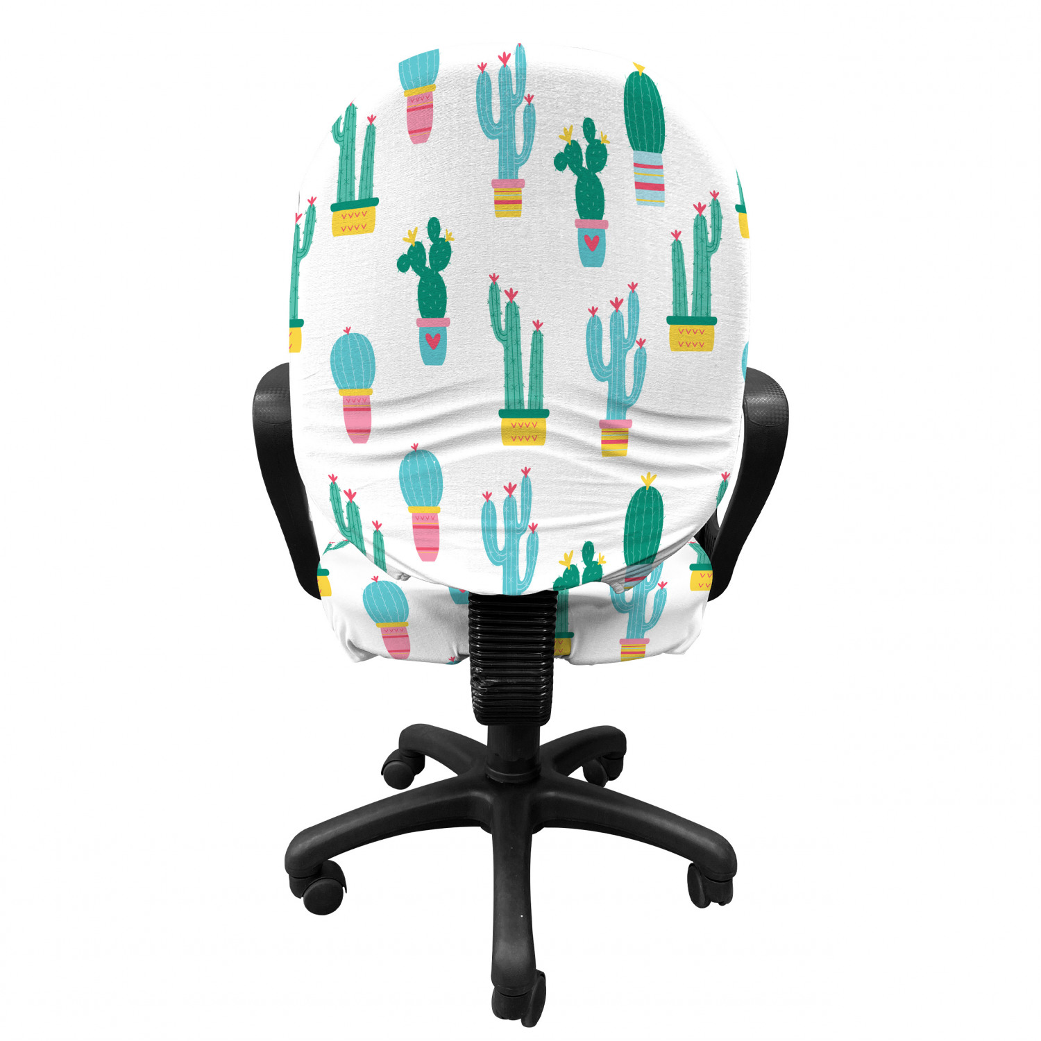 Ambesonne Cactus Office Chair Slipcover Protective Stretch Cover - Picture 186 of 244