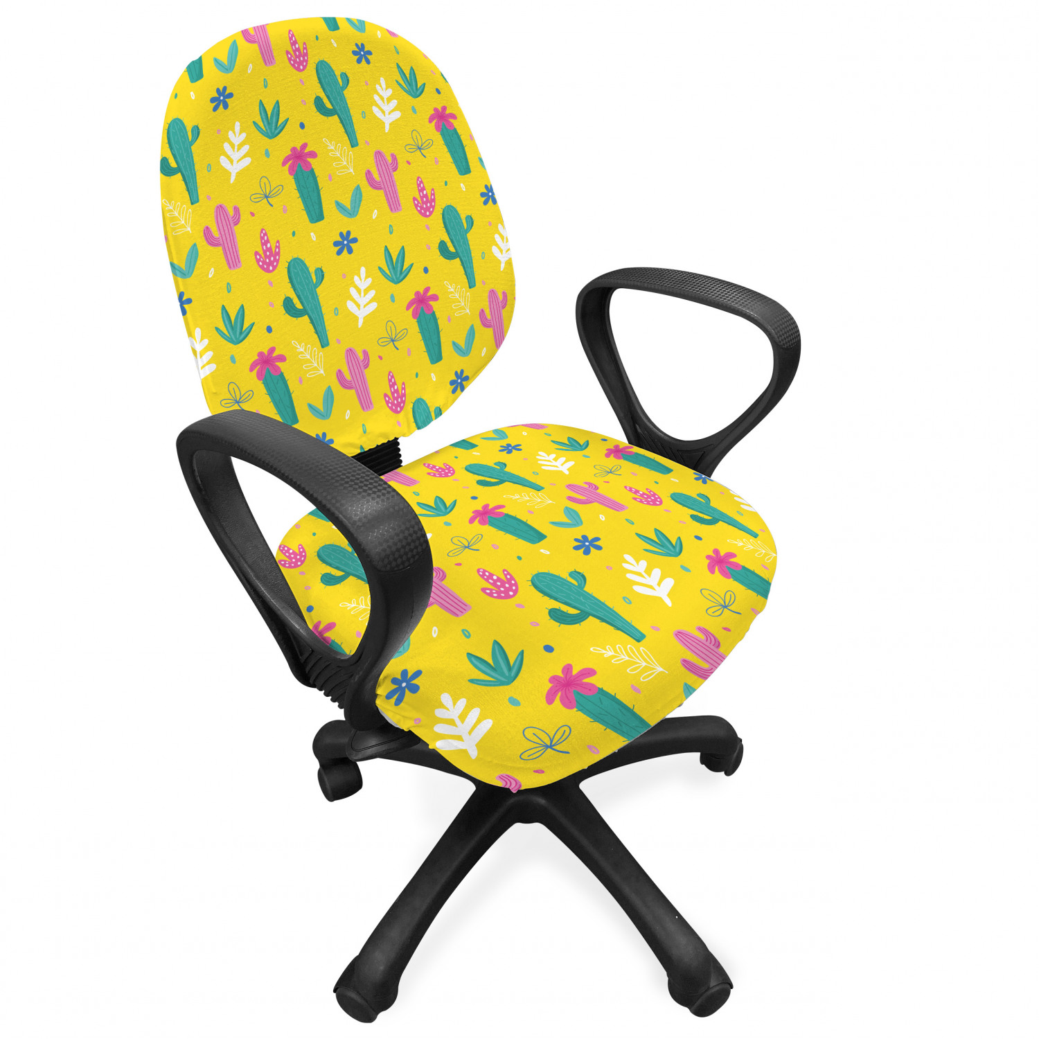 Ambesonne Cactus Office Chair Slipcover Protective Stretch Cover - Picture 133 of 244
