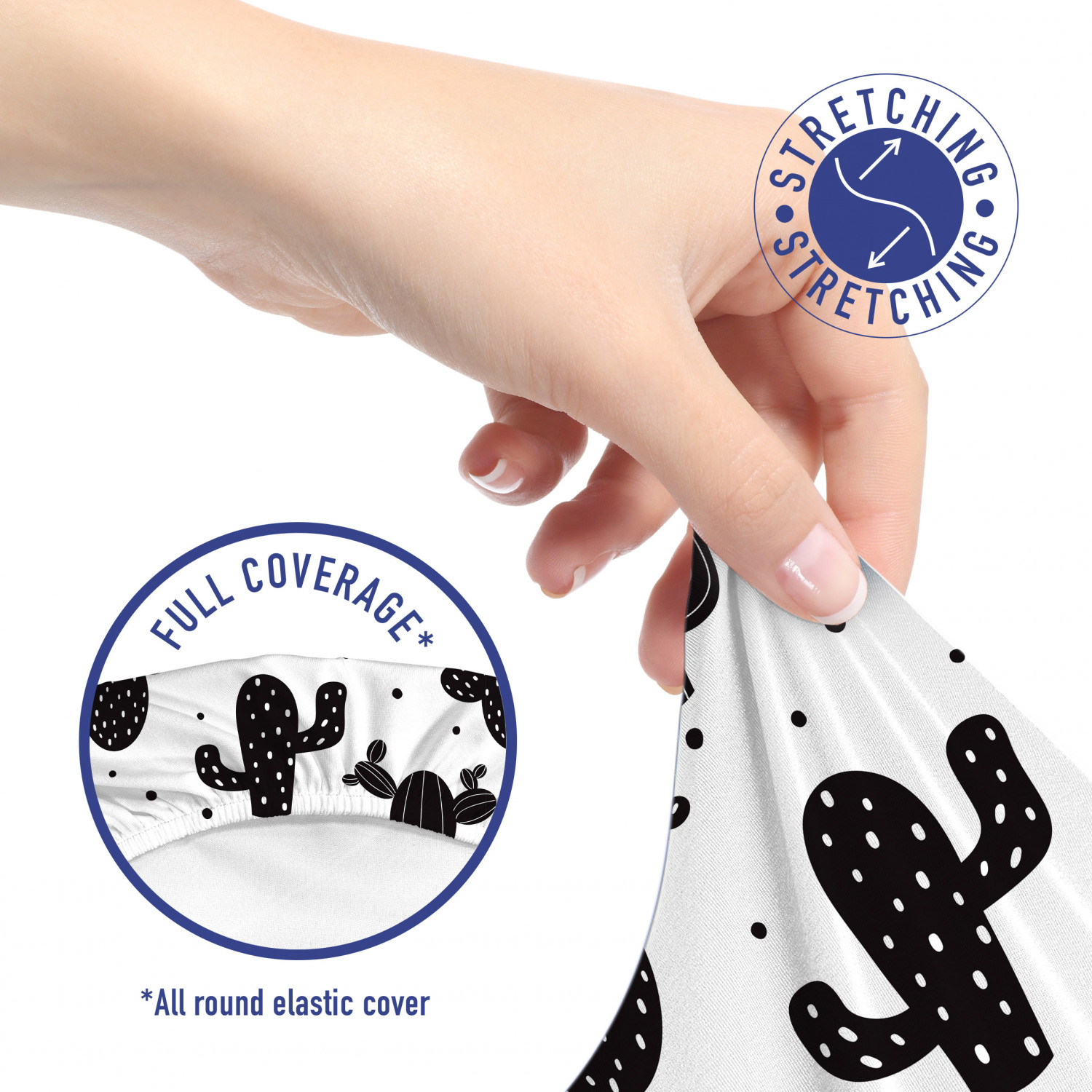 Ambesonne Cactus Office Chair Slipcover Protective Stretch Cover - Picture 160 of 244