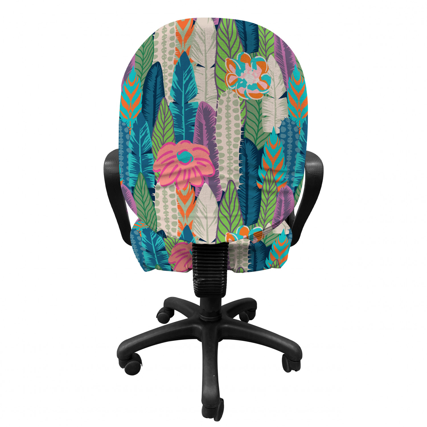 Ambesonne Cactus Office Chair Slipcover Protective Stretch Cover - Picture 170 of 244