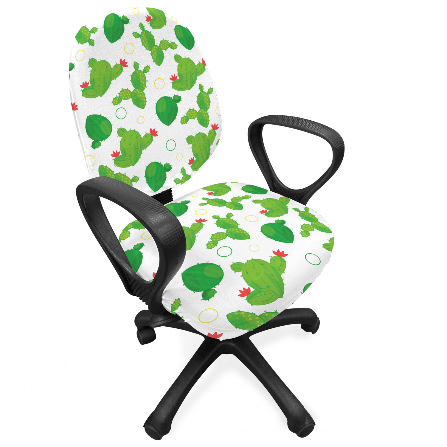 Ambesonne Cactus Office Chair Slipcover Protective Stretch Cover - Picture 89 of 244