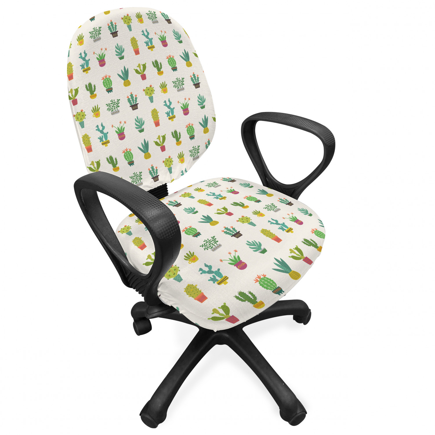 Ambesonne Cactus Office Chair Slipcover Protective Stretch Cover - Picture 97 of 244