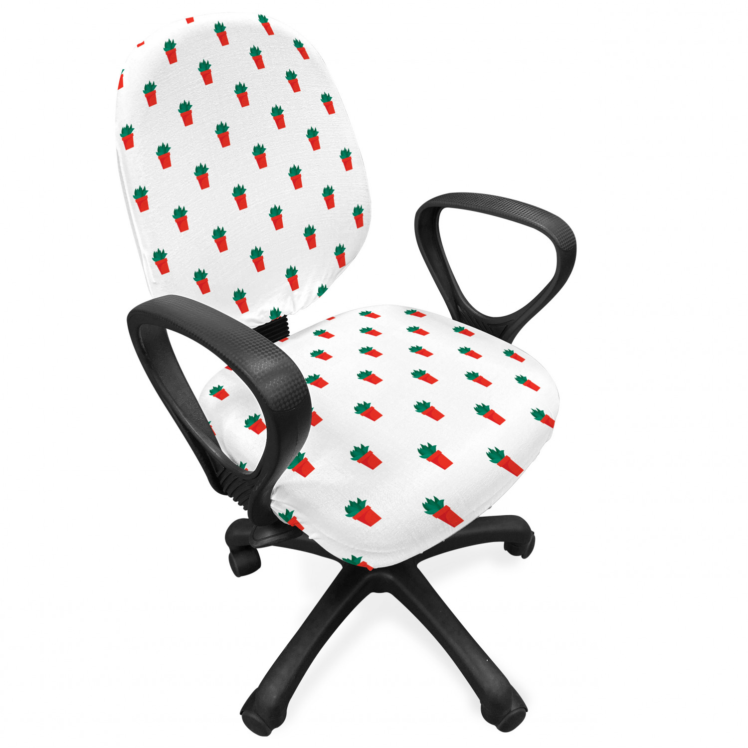 Ambesonne Cactus Office Chair Slipcover Protective Stretch Cover - Picture 173 of 244