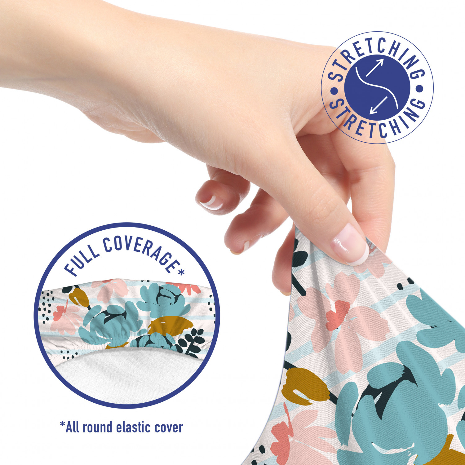 Ambesonne Botany Office Chair Slipcover Protective Stretch Cover - Picture 148 of 184