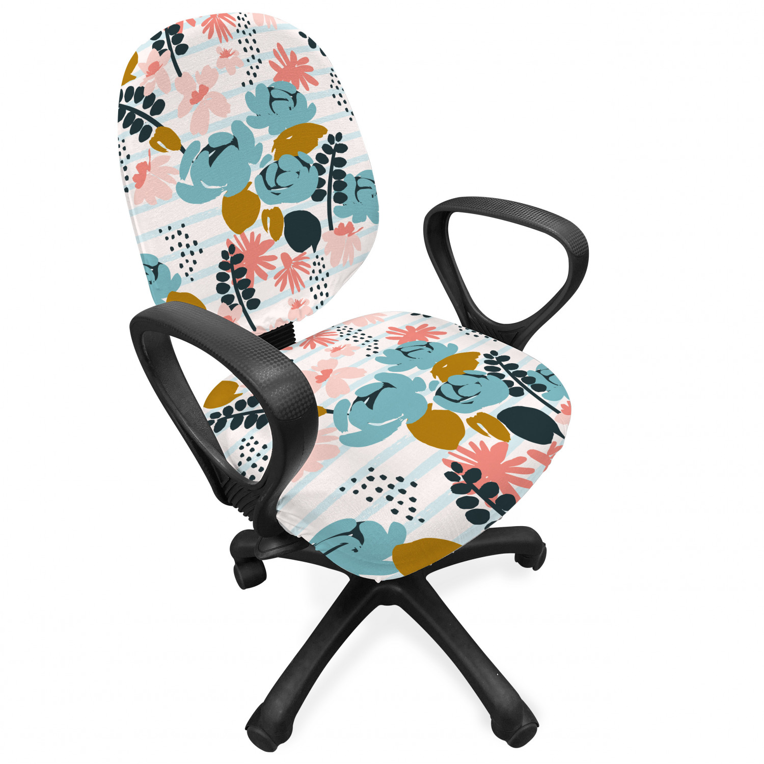Ambesonne Botany Office Chair Slipcover Protective Stretch Cover - Picture 145 of 184
