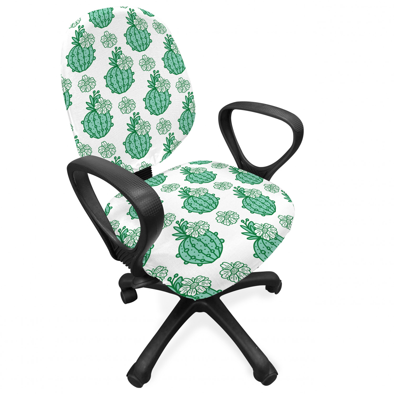 Ambesonne Cactus Office Chair Slipcover Protective Stretch Cover - Picture 25 of 244