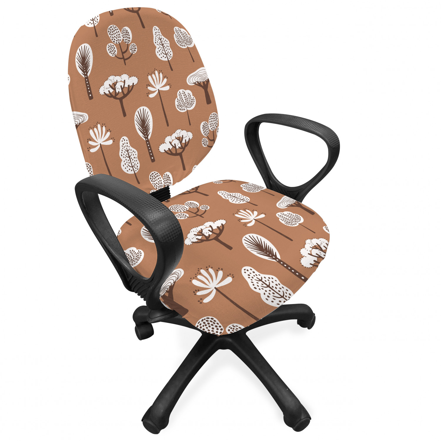 Ambesonne Botany Office Chair Slipcover Protective Stretch Cover - Picture 169 of 184