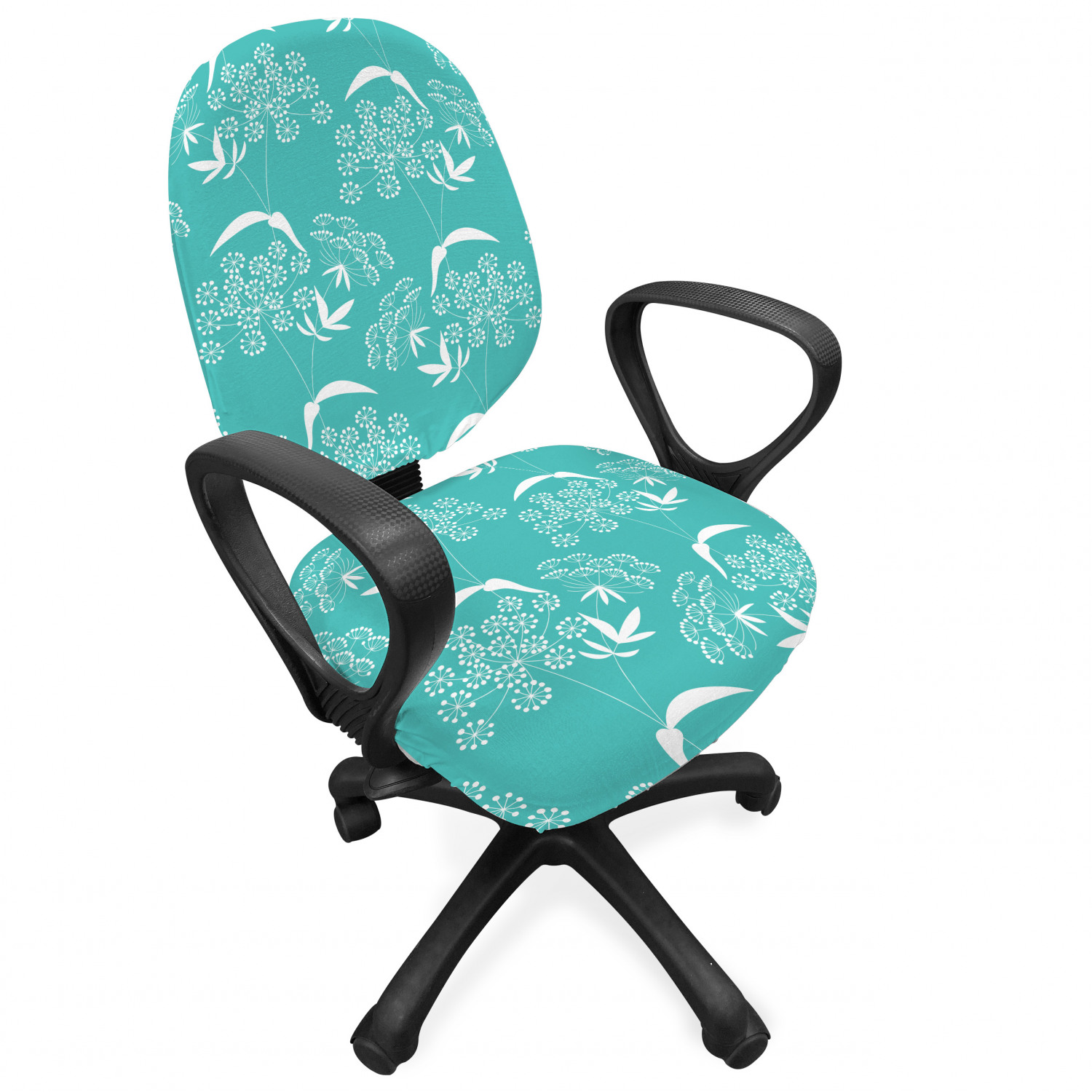 Ambesonne Botany Office Chair Slipcover Protective Stretch Cover - Picture 33 of 184