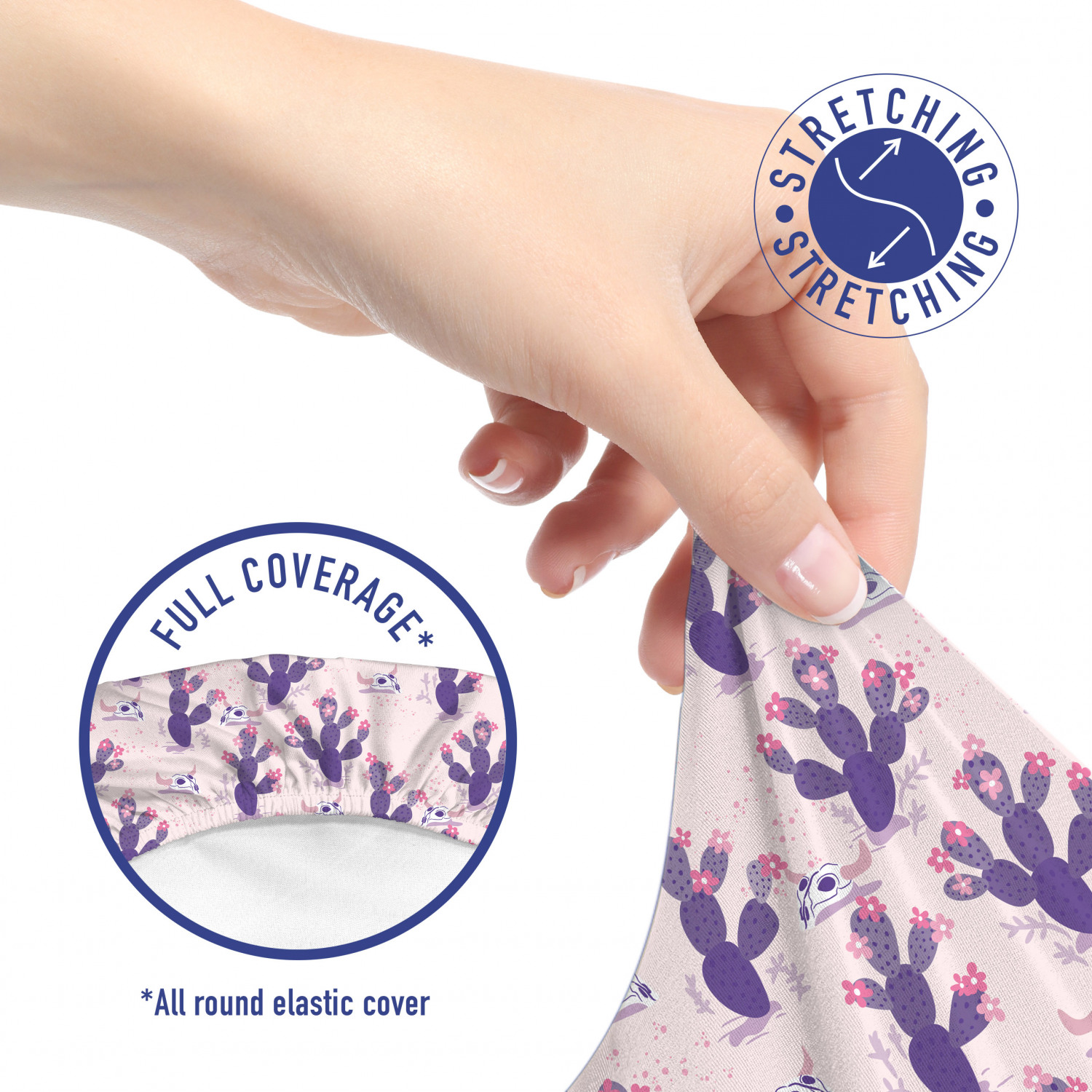 Ambesonne Cactus Office Chair Slipcover Protective Stretch Cover - Picture 72 of 244