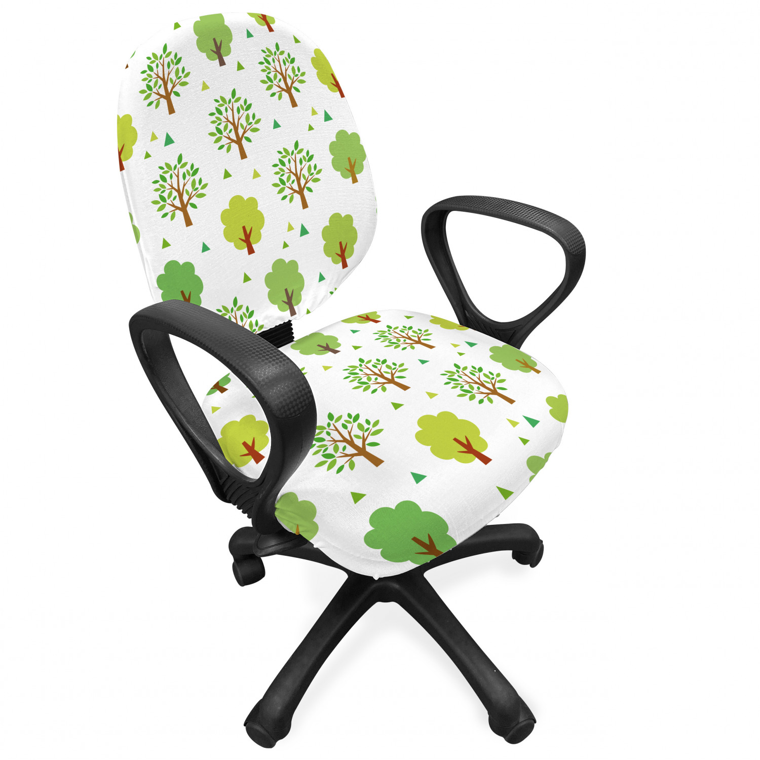 Ambesonne Botany Office Chair Slipcover Protective Stretch Cover - Picture 173 of 184