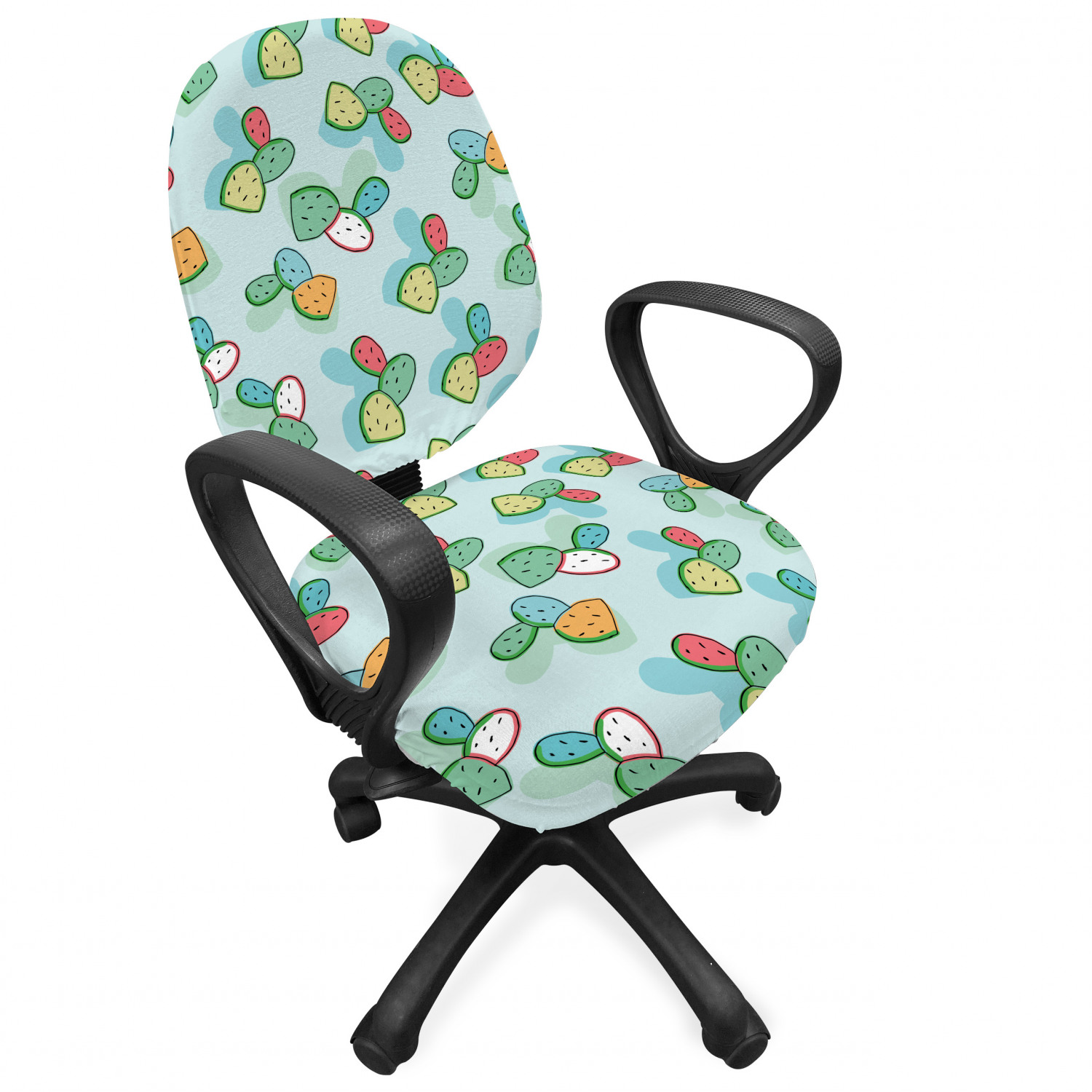 Ambesonne Botany Office Chair Slipcover Protective Stretch Cover - Picture 41 of 184