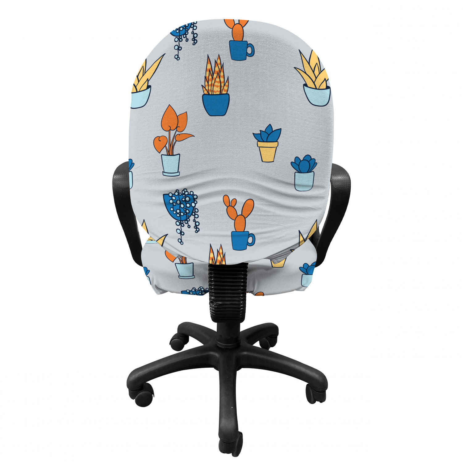 Ambesonne Botany Office Chair Slipcover Protective Stretch Cover - Picture 46 of 184