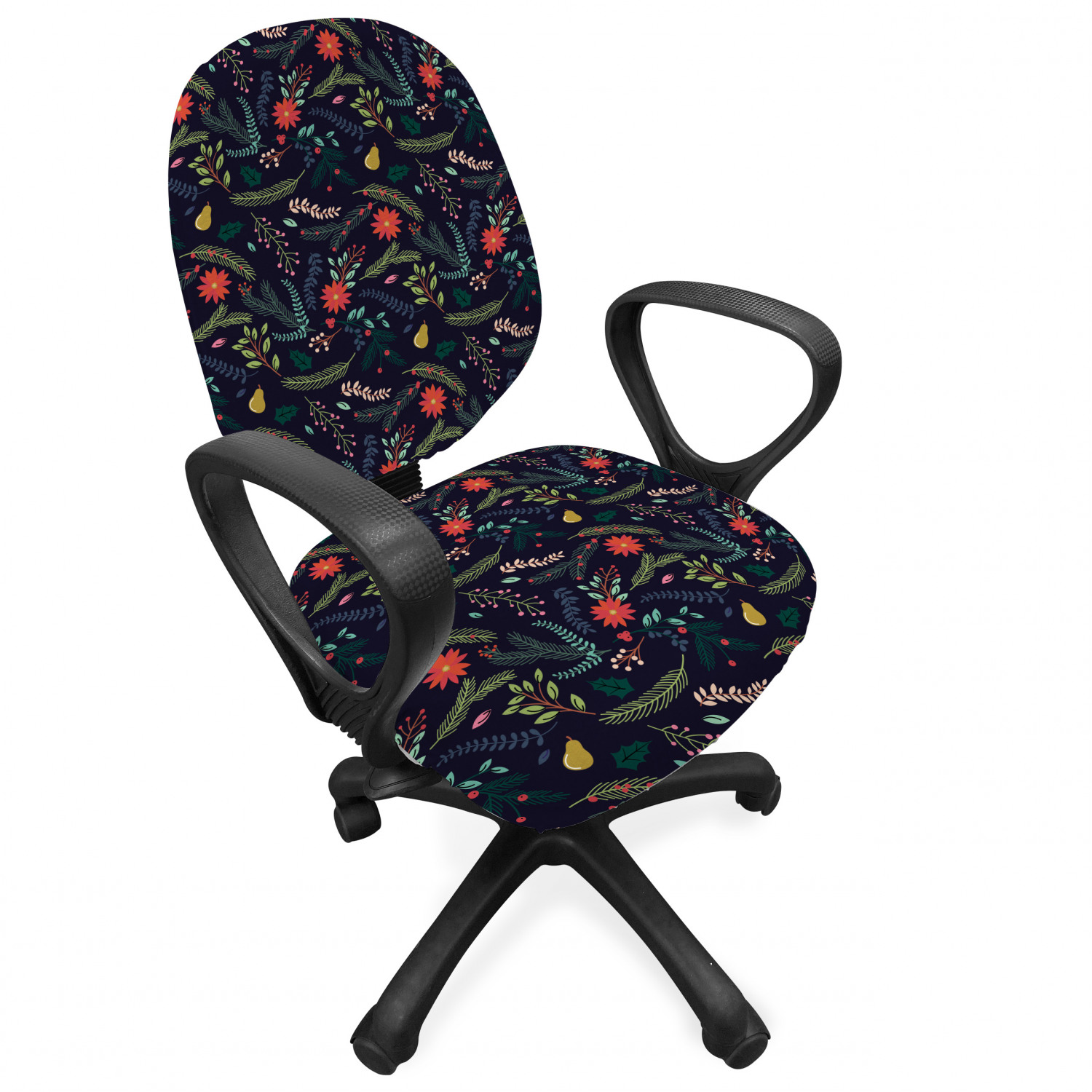 Ambesonne Botany Office Chair Slipcover Protective Stretch Cover - Picture 37 of 184