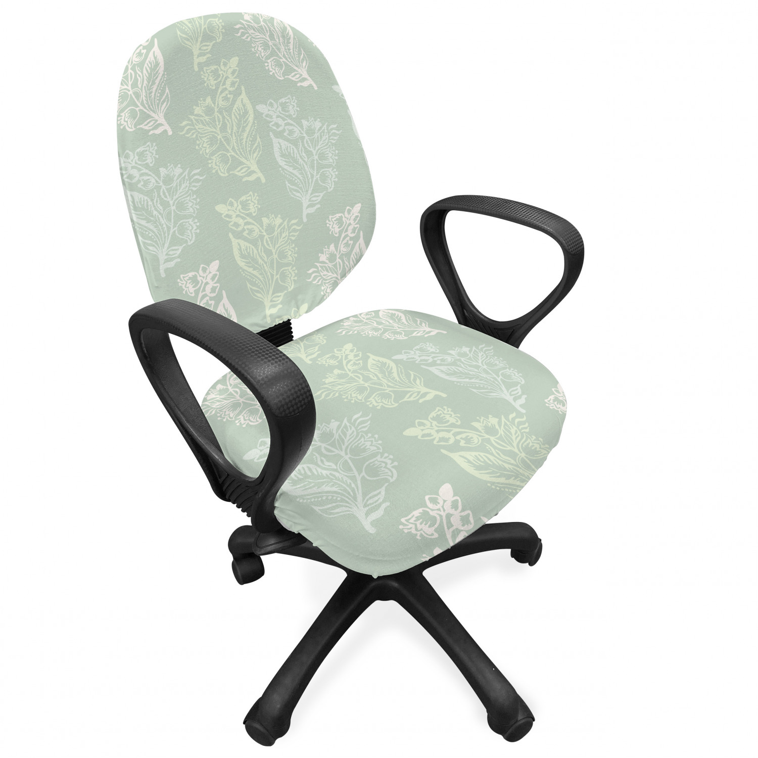 Ambesonne Botany Office Chair Slipcover Protective Stretch Cover - Picture 53 of 184