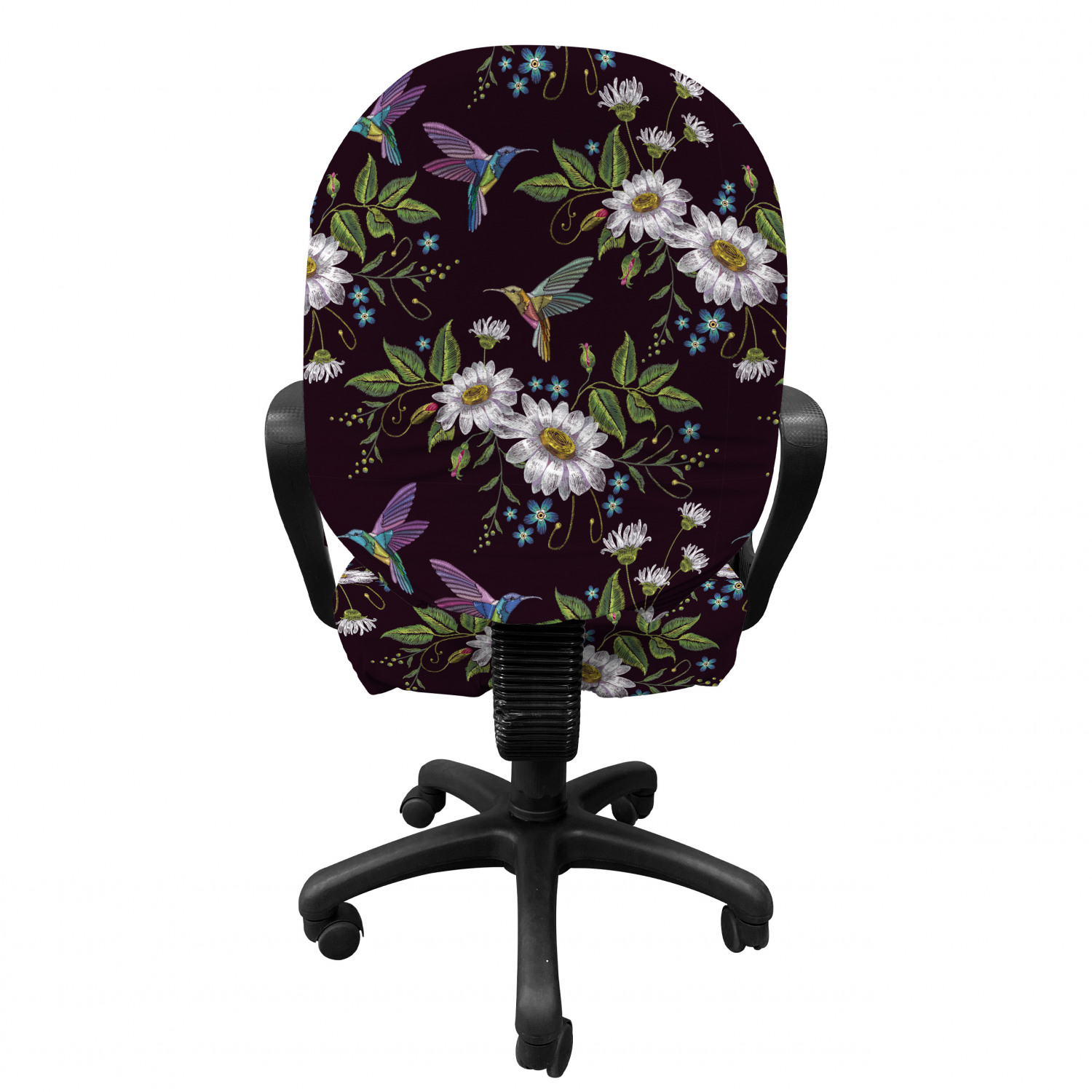 Ambesonne Botany Office Chair Slipcover Protective Stretch Cover - Picture 14 of 184