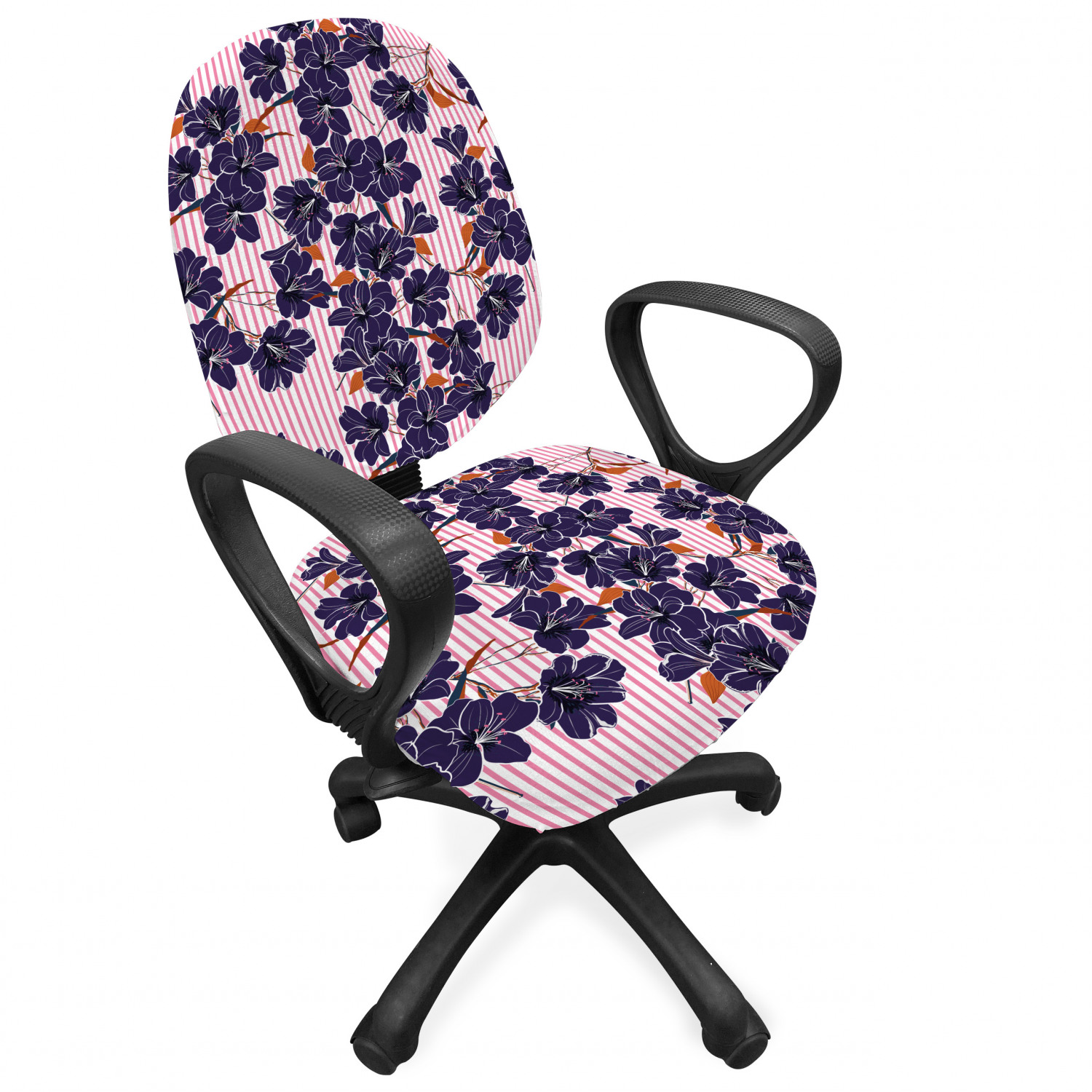Ambesonne Botany Office Chair Slipcover Protective Stretch Cover - Picture 21 of 184