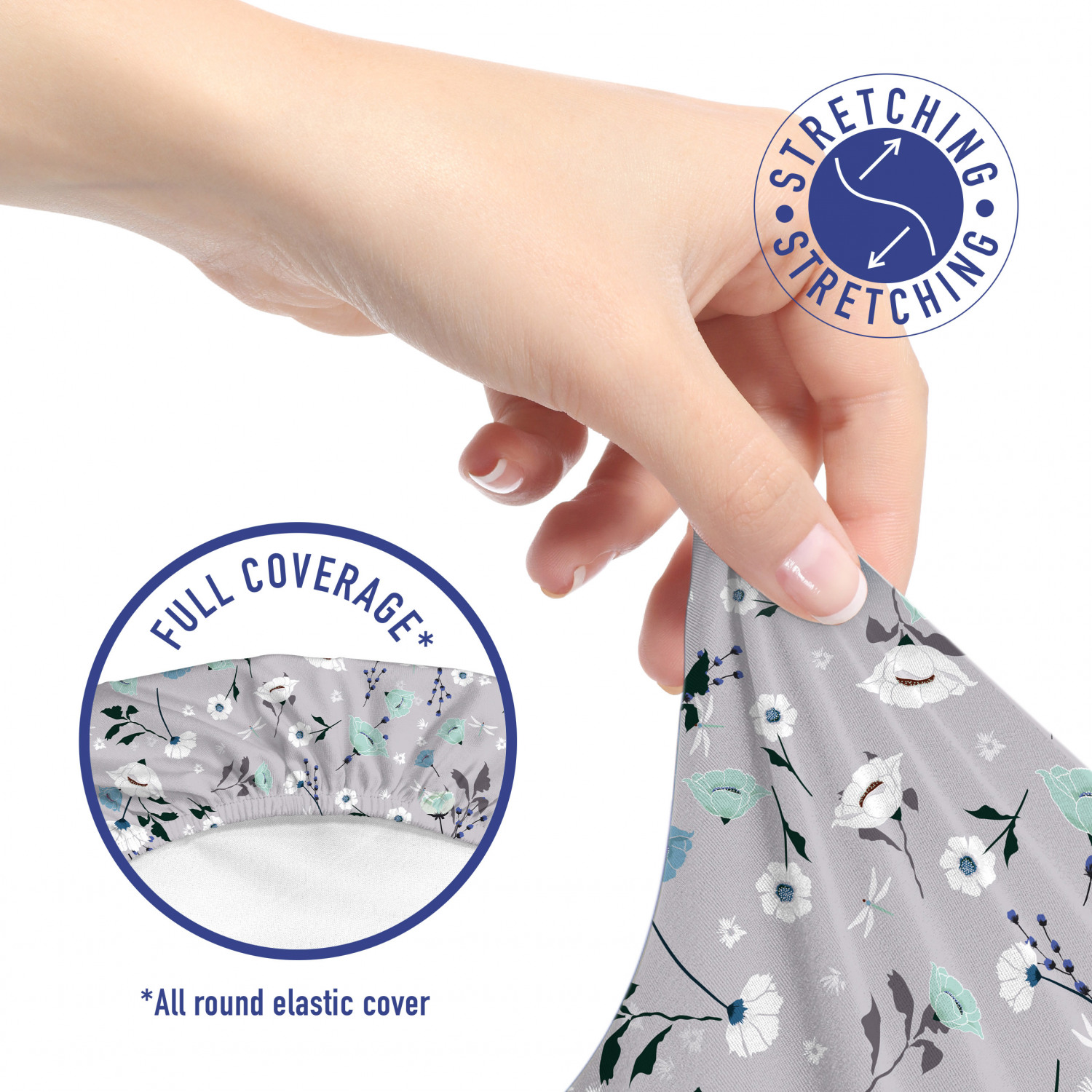 Ambesonne Botany Office Chair Slipcover Protective Stretch Cover - Picture 20 of 184
