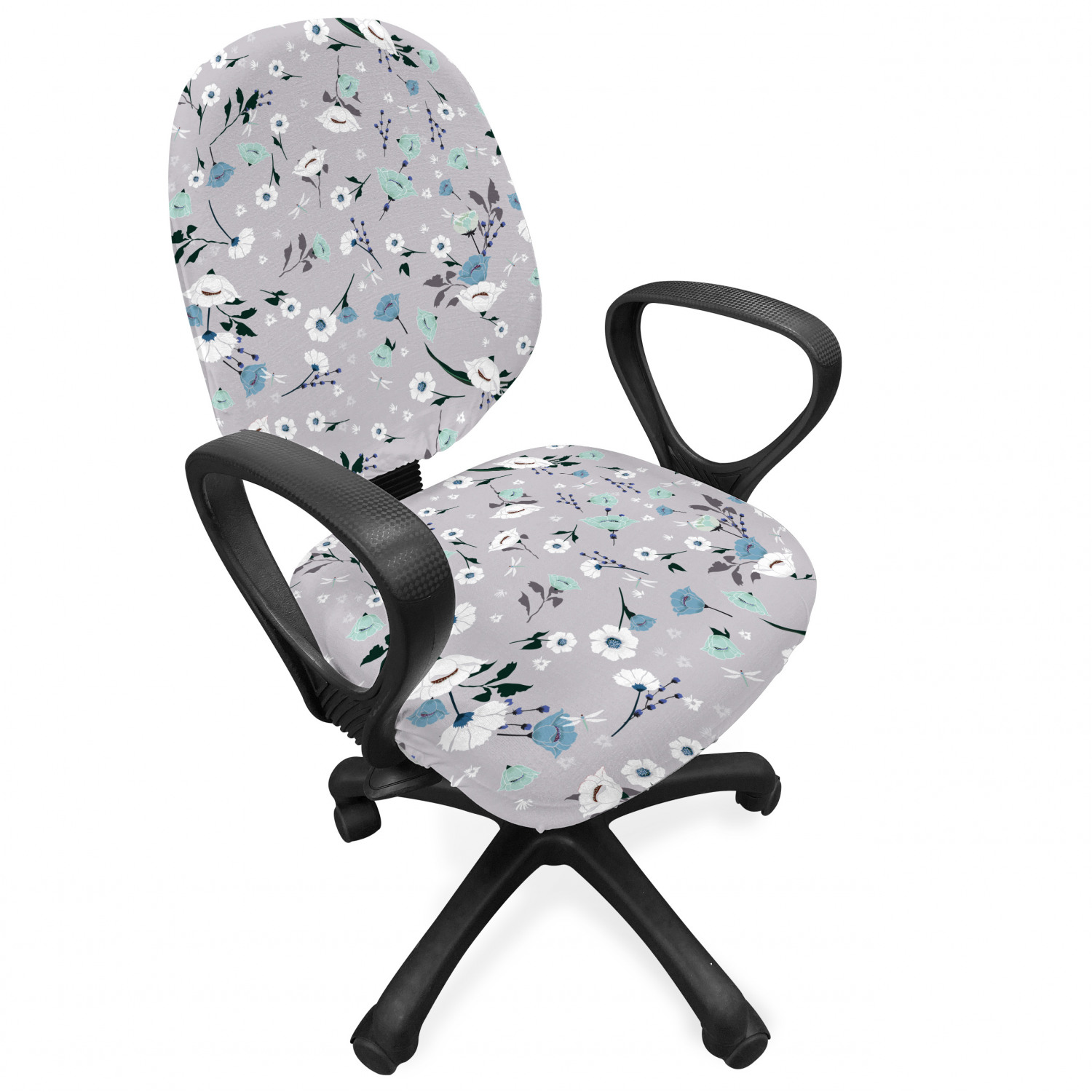 Ambesonne Botany Office Chair Slipcover Protective Stretch Cover - Picture 17 of 184