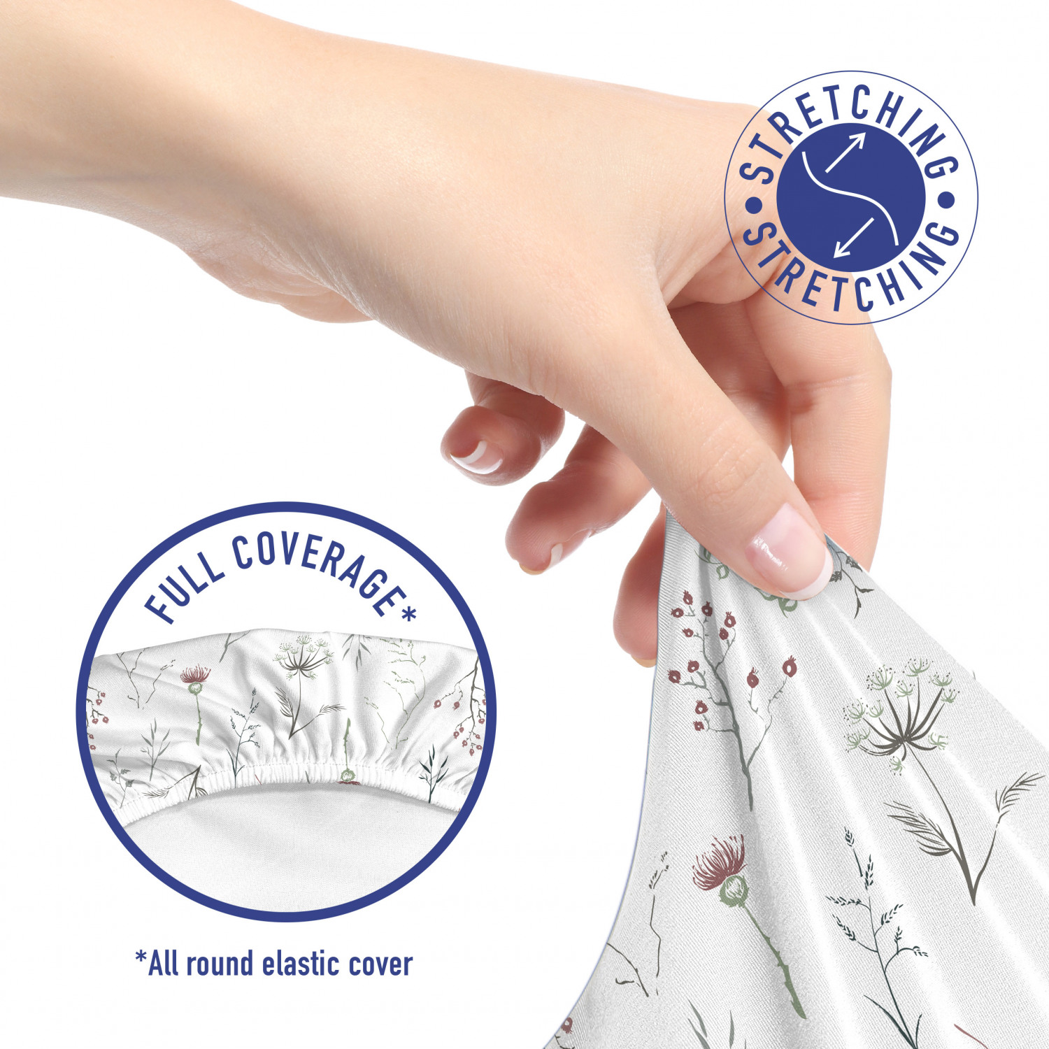 Ambesonne Botany Office Chair Slipcover Protective Stretch Cover - Picture 96 of 184