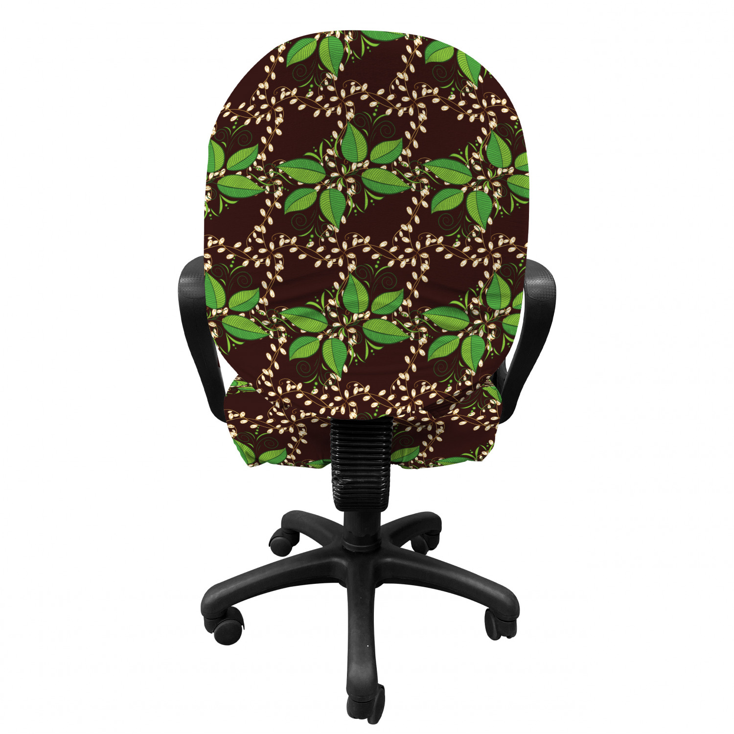 Ambesonne Botany Office Chair Slipcover Protective Stretch Cover - Picture 118 of 184