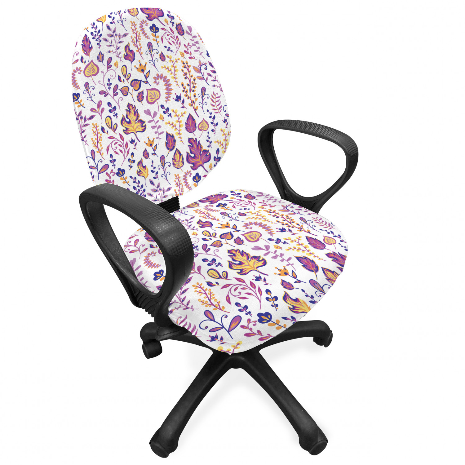 Ambesonne Botany Office Chair Slipcover Protective Stretch Cover - Picture 89 of 184