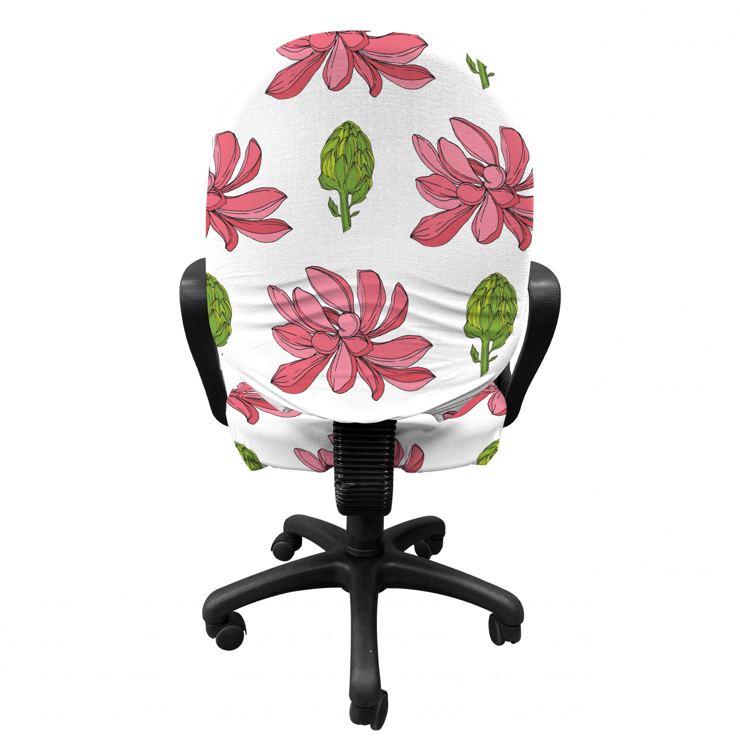 Ambesonne Botany Office Chair Slipcover Protective Stretch Cover - Picture 106 of 184