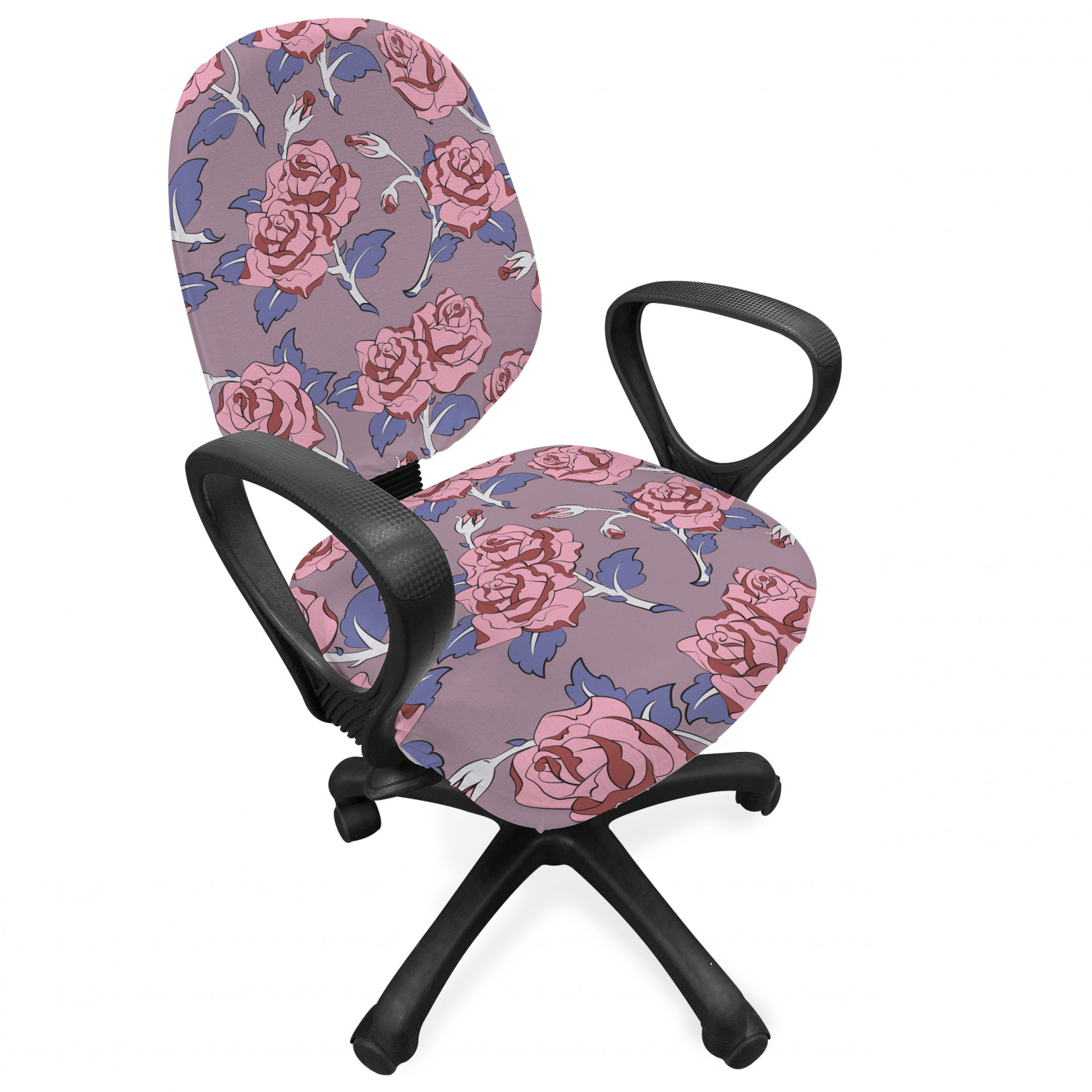 Ambesonne Botany Office Chair Slipcover Protective Stretch Cover - Picture 25 of 184