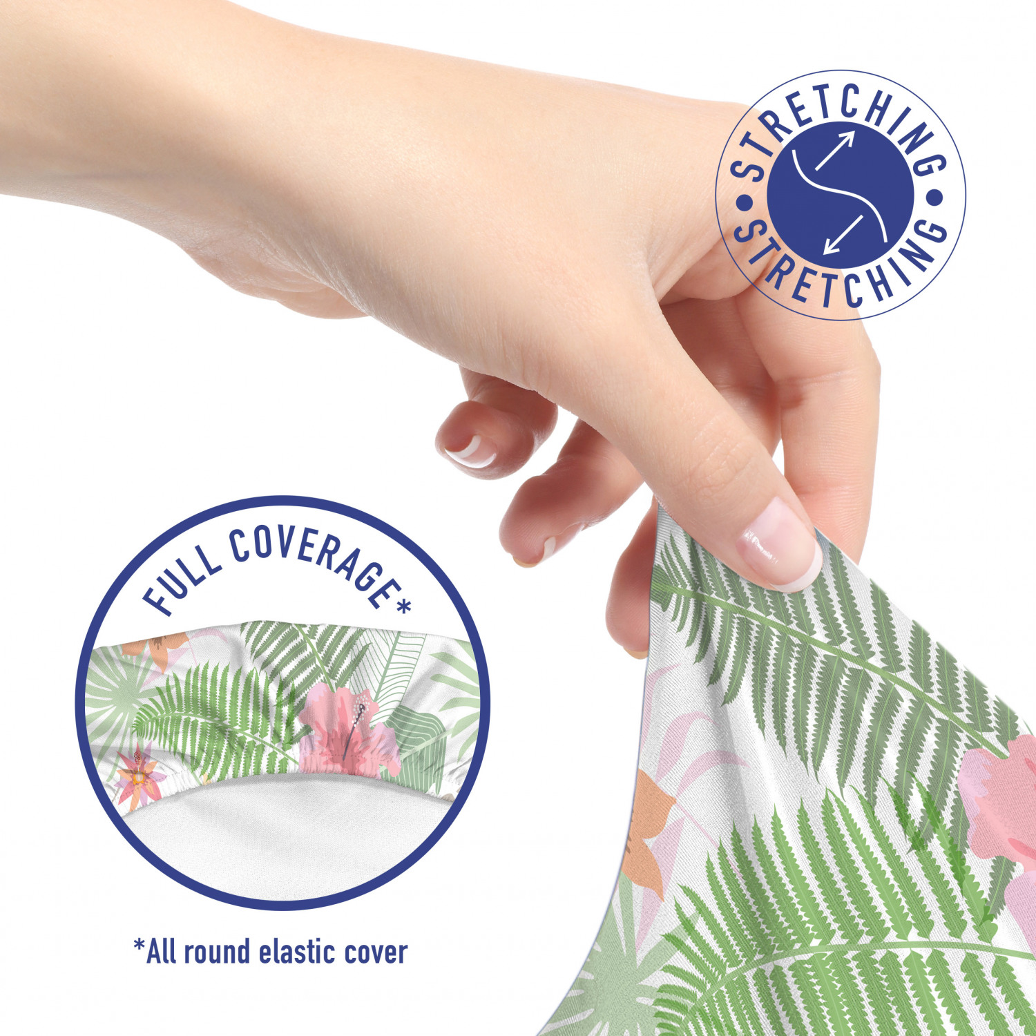 Ambesonne Botany Office Chair Slipcover Protective Stretch Cover - Picture 80 of 184