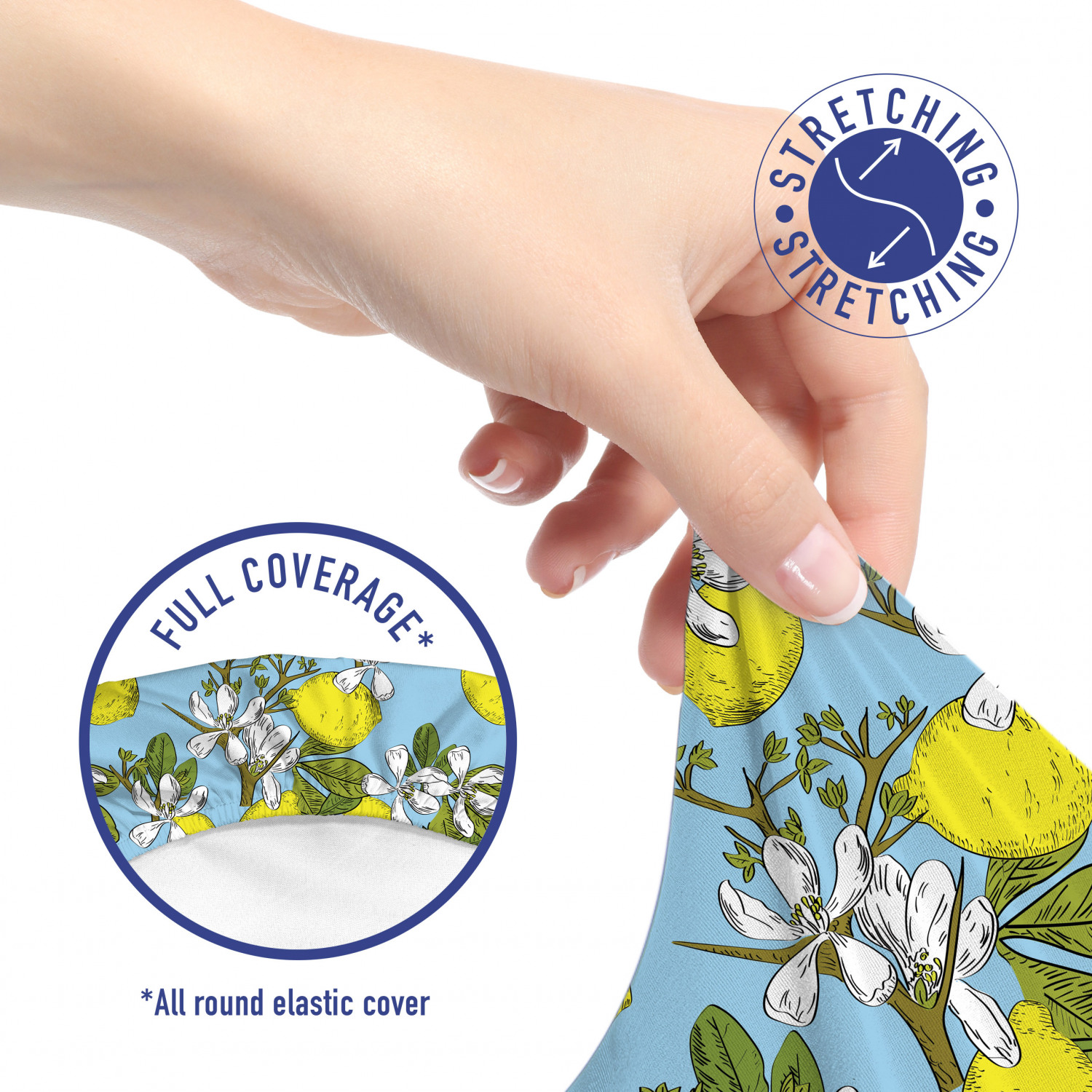 Ambesonne Botany Office Chair Slipcover Protective Stretch Cover - Picture 124 of 184