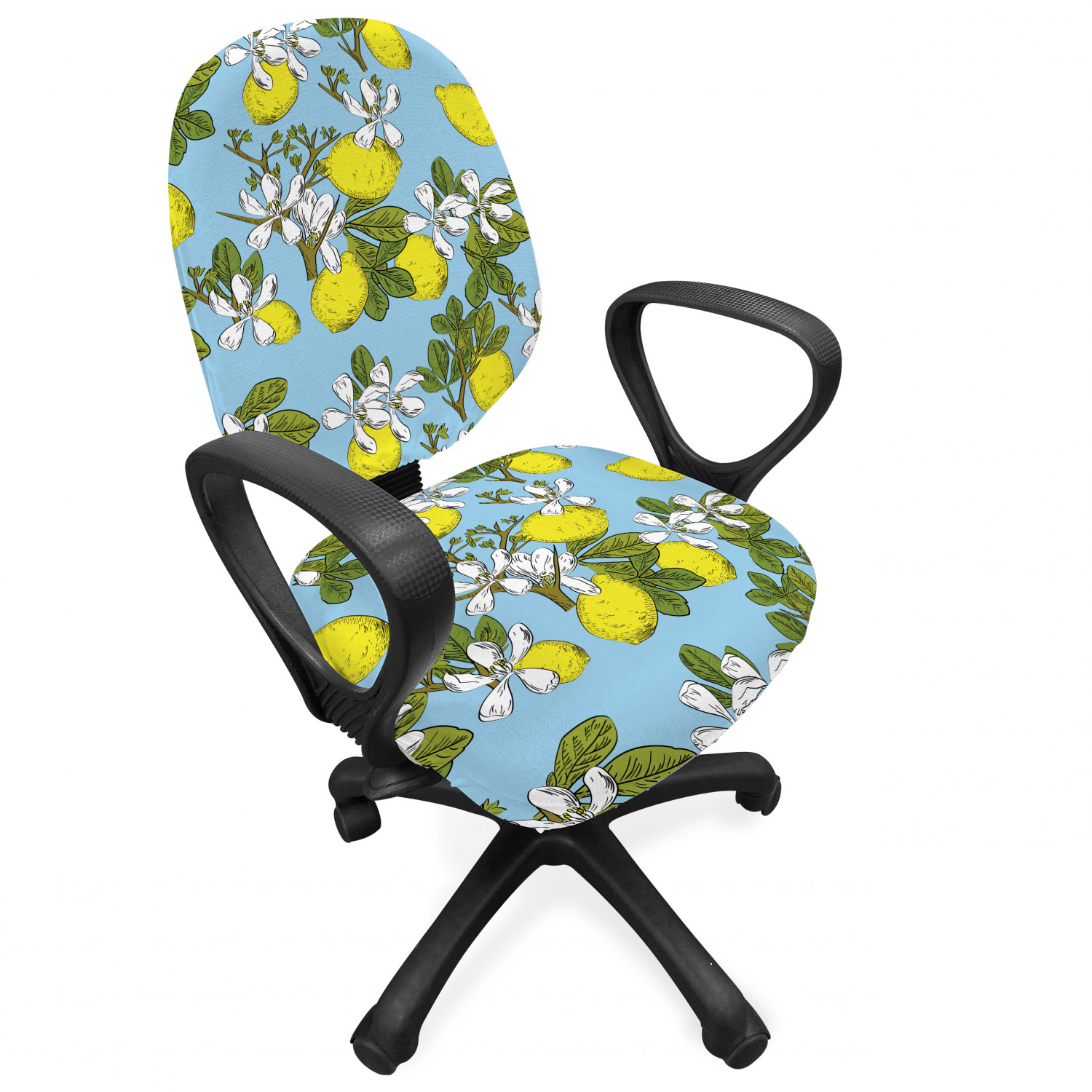 Ambesonne Botany Office Chair Slipcover Protective Stretch Cover - Picture 121 of 184