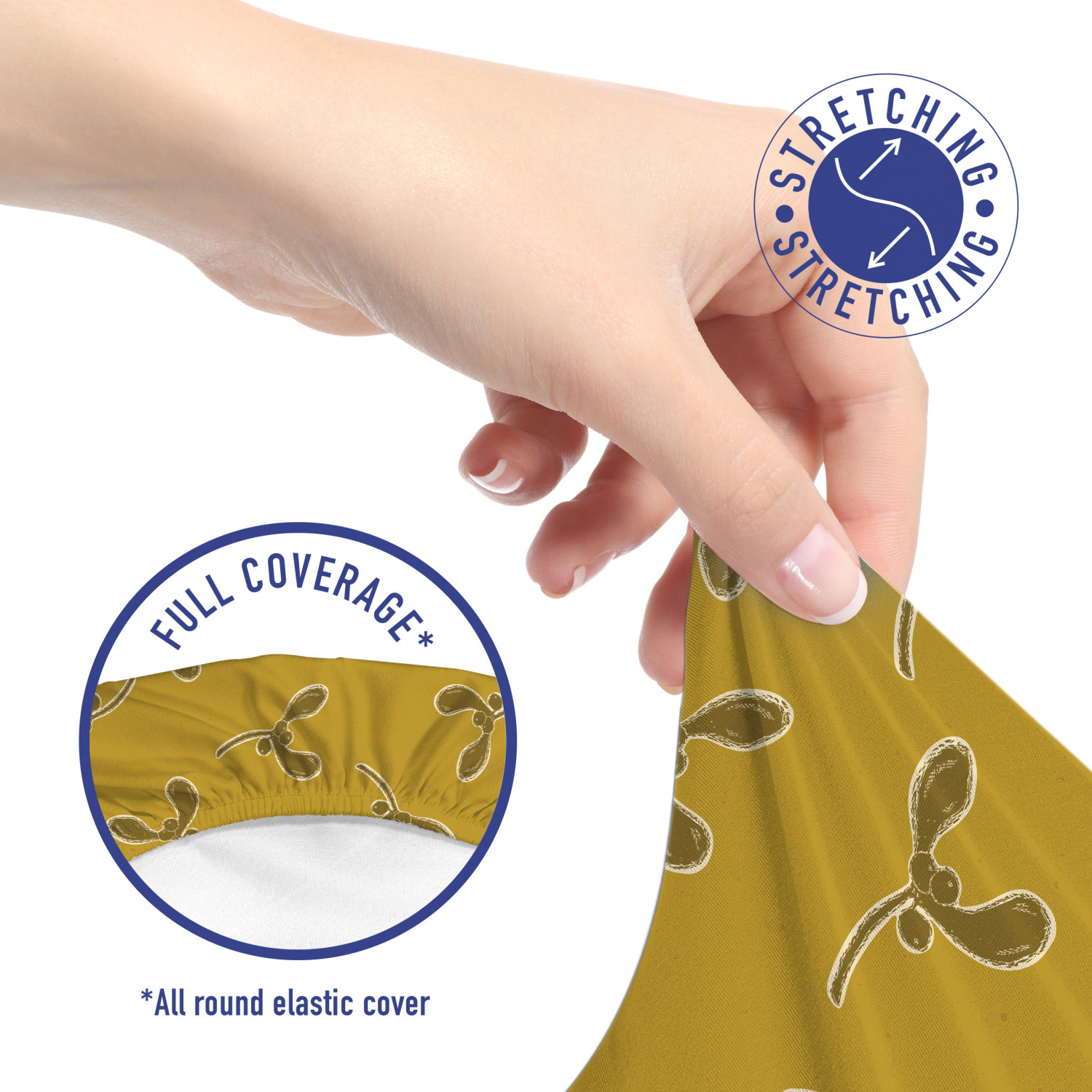 Ambesonne Botany Office Chair Slipcover Protective Stretch Cover - Picture 136 of 184