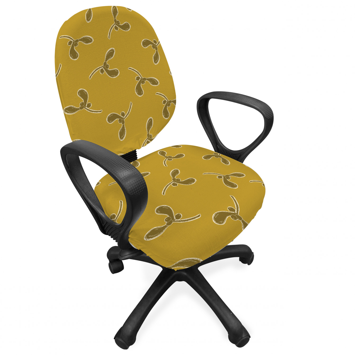 Ambesonne Botany Office Chair Slipcover Protective Stretch Cover - Picture 133 of 184