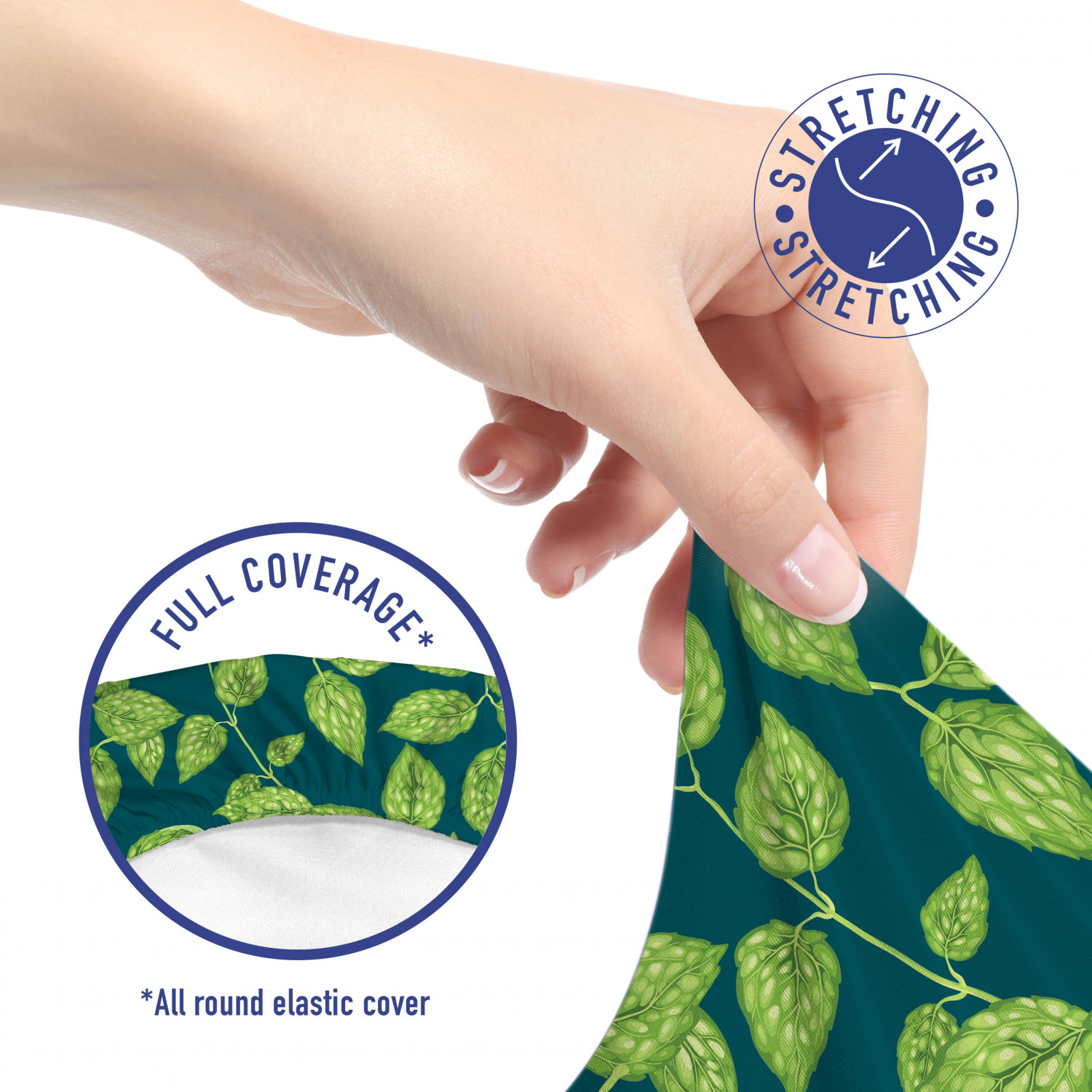Ambesonne Botany Office Chair Slipcover Protective Stretch Cover - Picture 112 of 184
