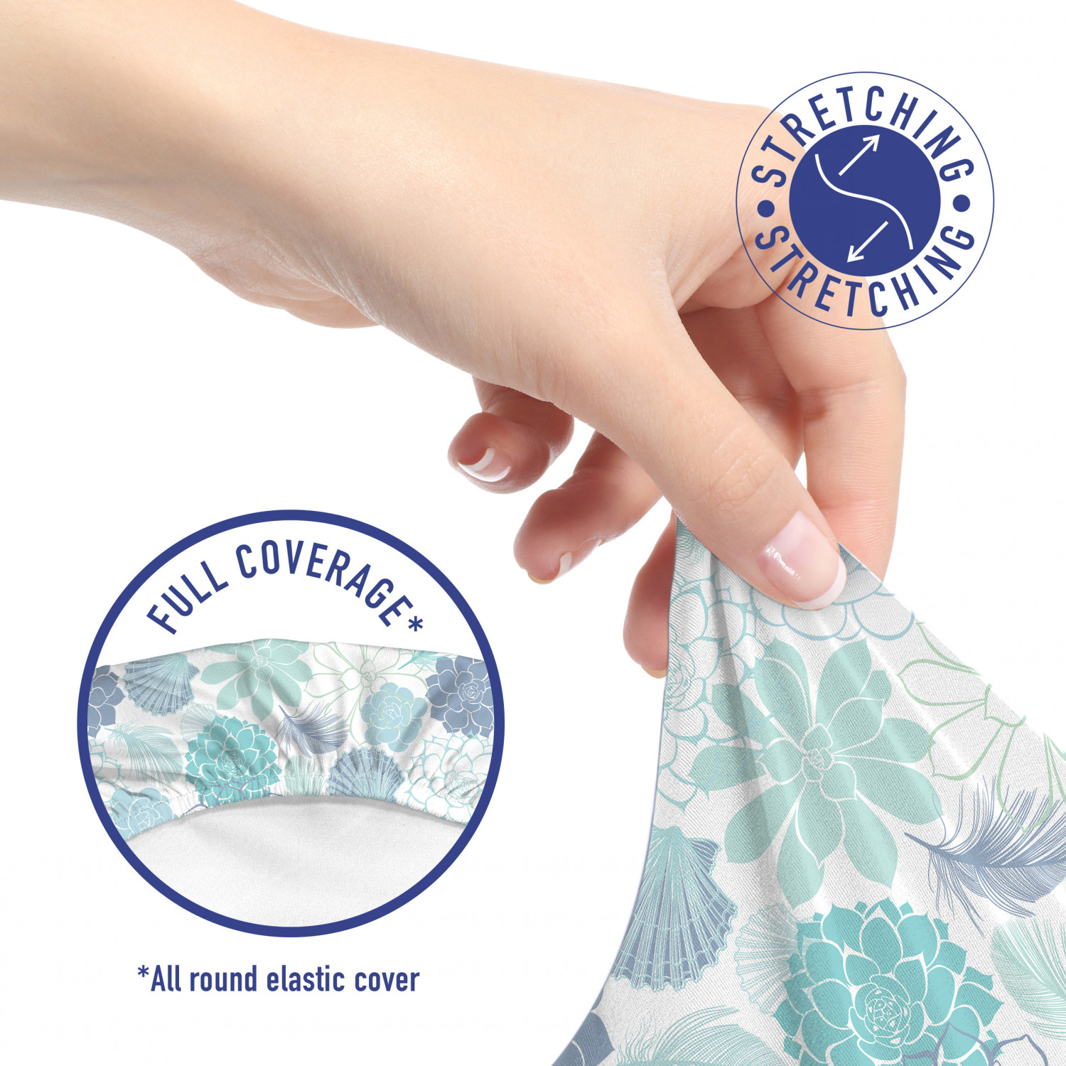 Ambesonne Botany Office Chair Slipcover Protective Stretch Cover - Picture 68 of 184