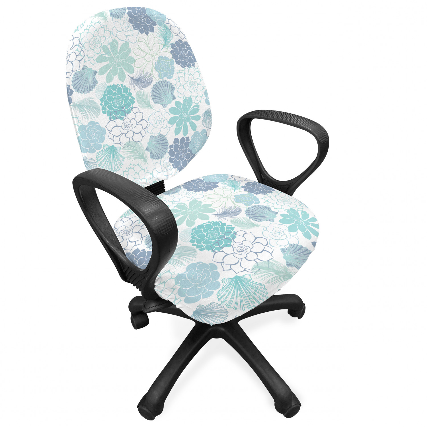 Ambesonne Botany Office Chair Slipcover Protective Stretch Cover - Picture 65 of 184
