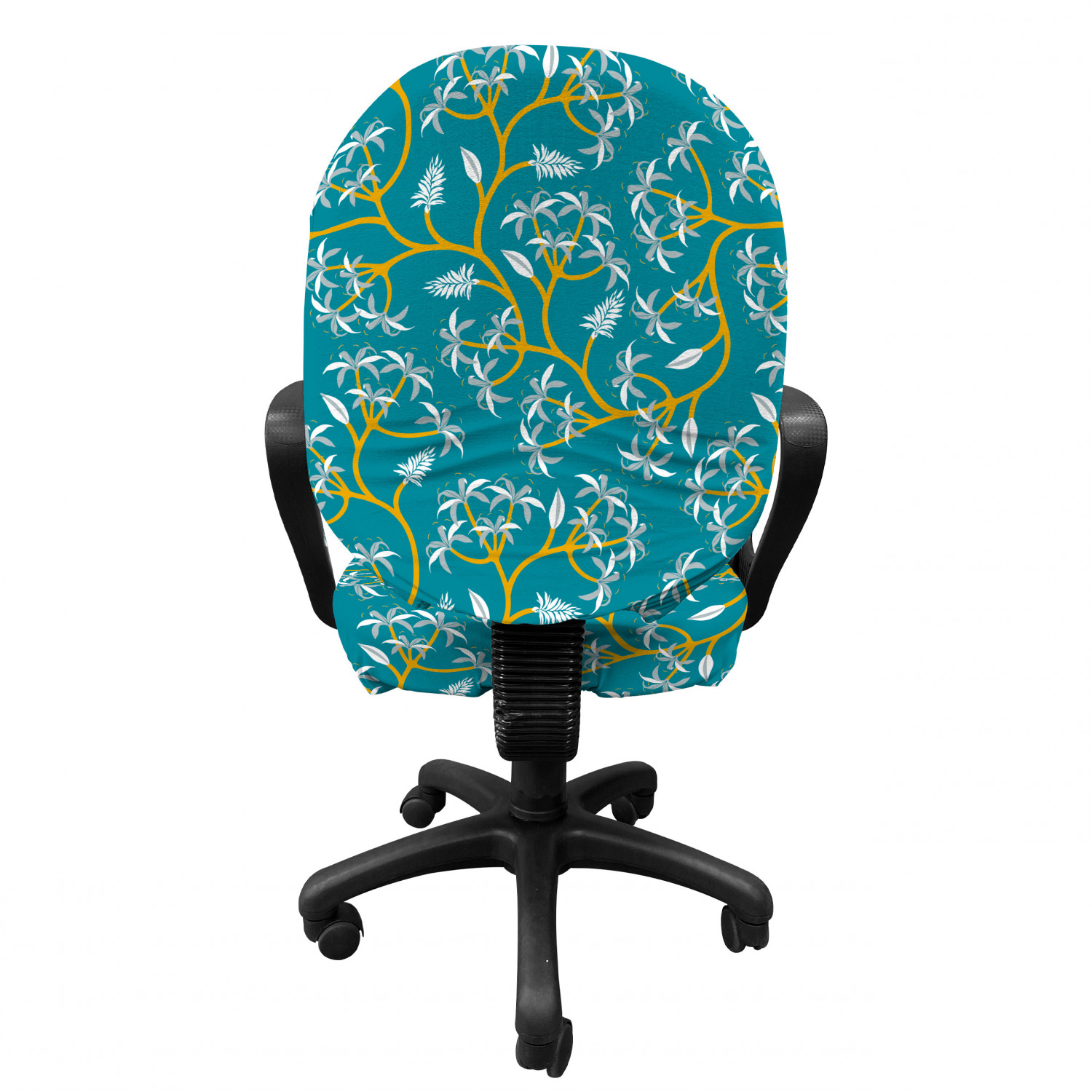 Ambesonne Botany Office Chair Slipcover Protective Stretch Cover - Picture 138 of 184
