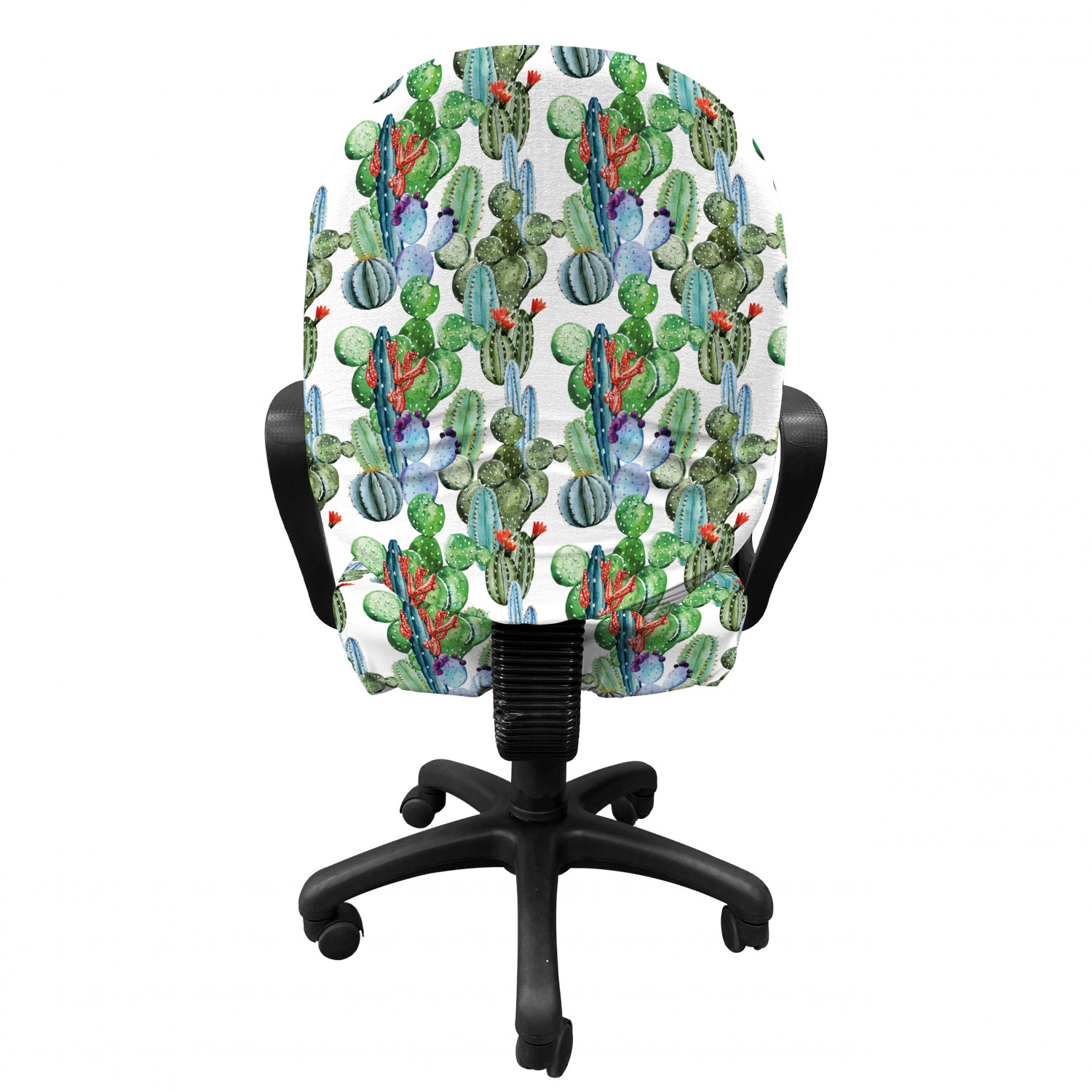 Ambesonne Cactus Office Chair Slipcover Protective Stretch Cover - Picture 222 of 244