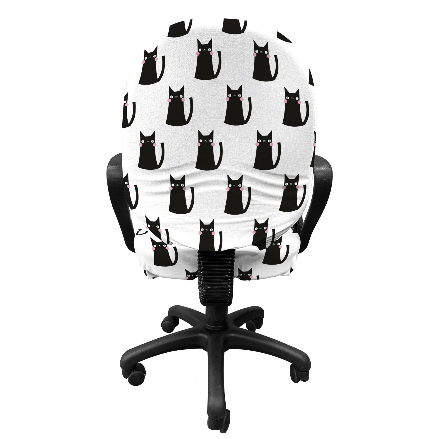 Ambesonne Cat Office Chair Slipcover Protective Stretch Cover eBay