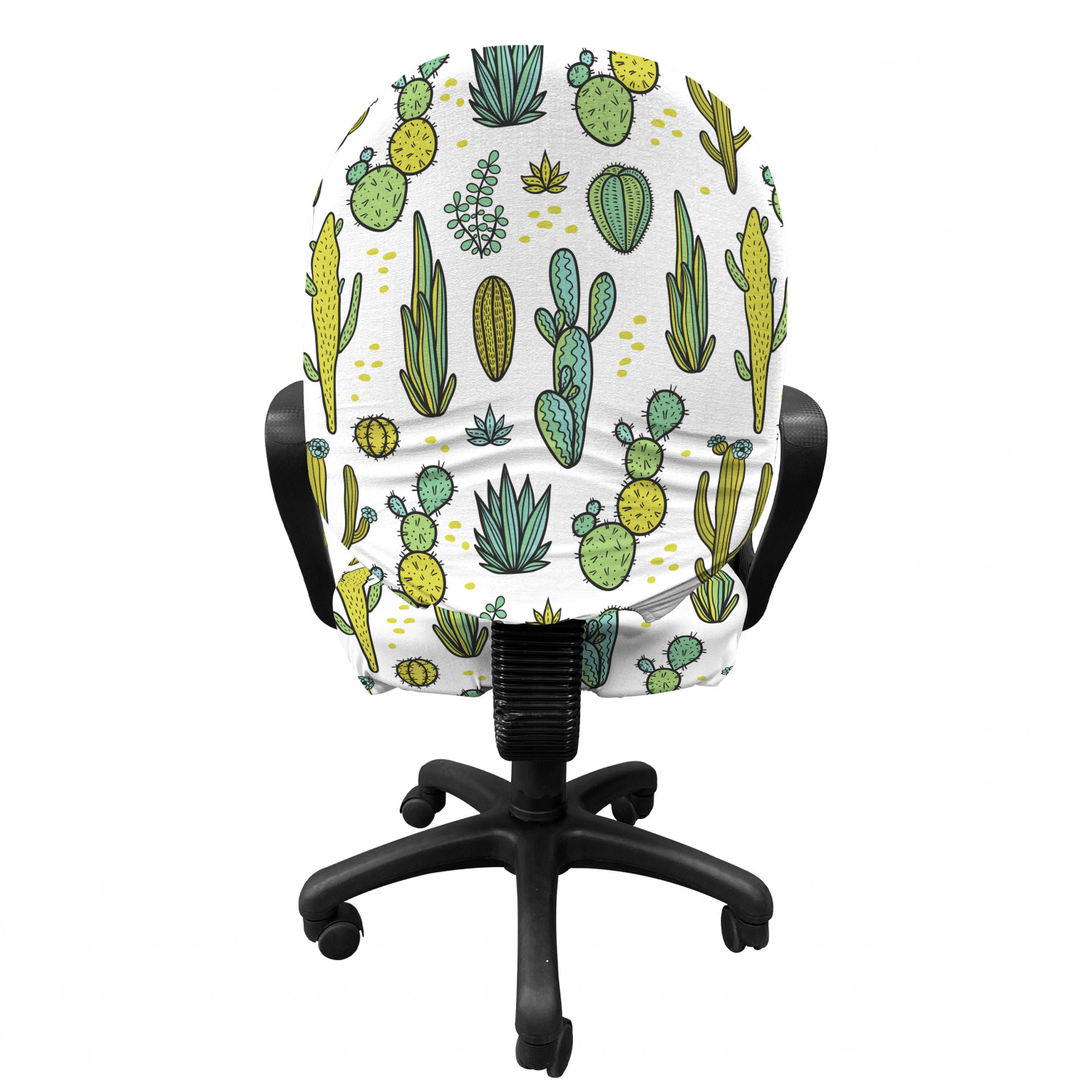 Ambesonne Cactus Office Chair Slipcover Protective Stretch Cover - Picture 218 of 244