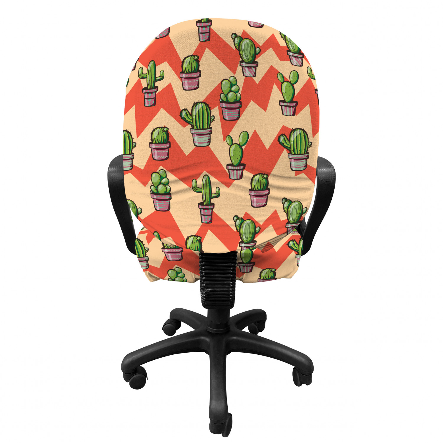 Ambesonne Cactus Office Chair Slipcover Protective Stretch Cover - Picture 242 of 244
