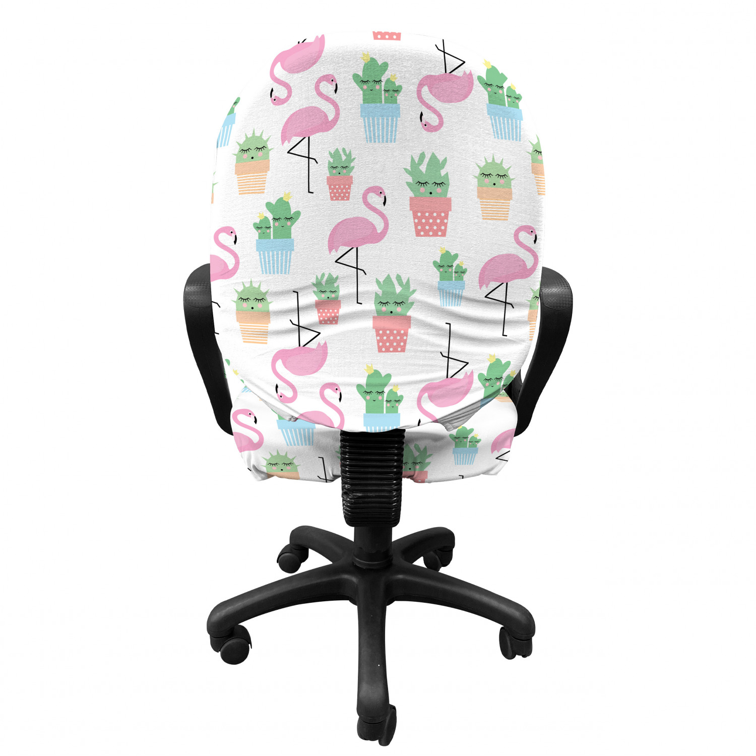 Ambesonne Cactus Office Chair Slipcover Protective Stretch Cover - Picture 190 of 244