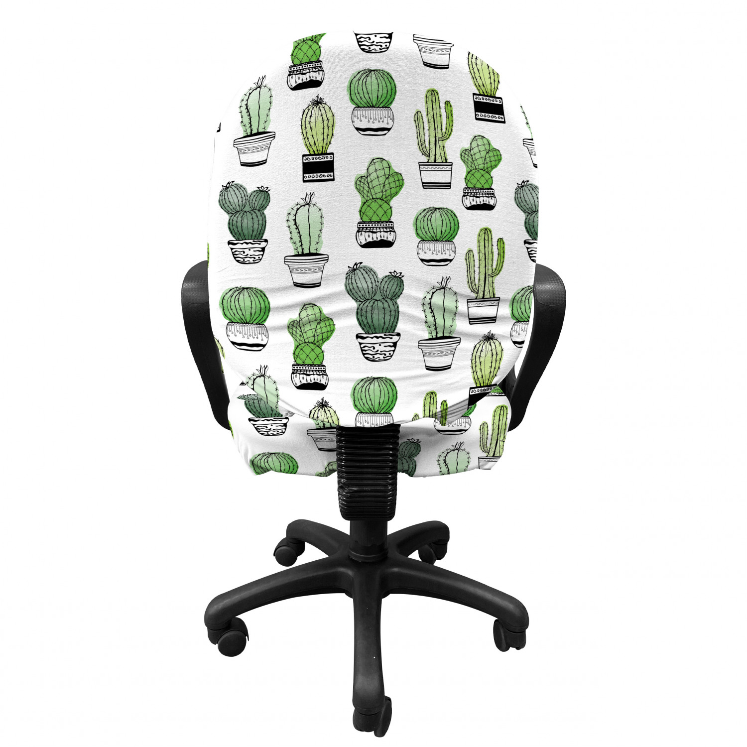 Ambesonne Cactus Office Chair Slipcover Protective Stretch Cover - Picture 138 of 244